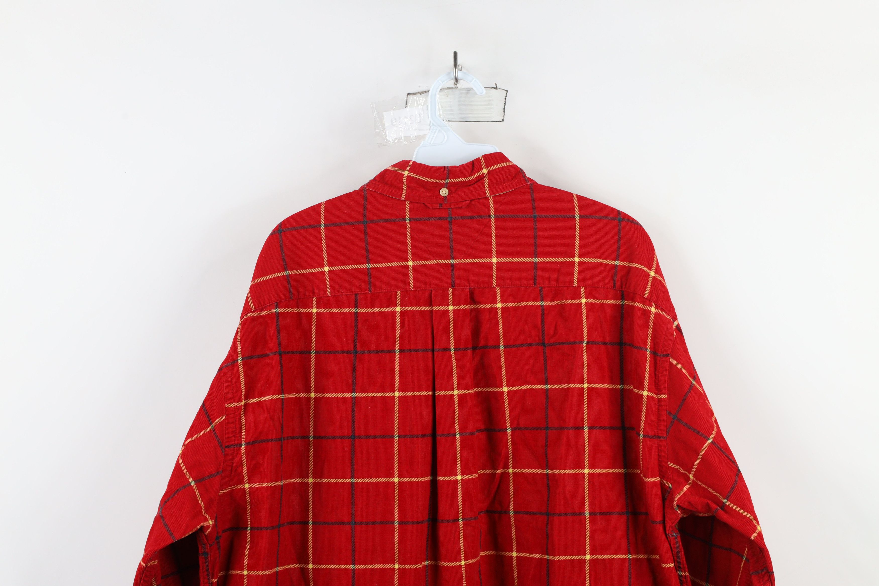 Tommy Hilfiger × Vintage Vintage 90s Tommy Hilfiger Collared Button Down Shirt Size US L / EU 52-54 / 3 - 13 Thumbnail