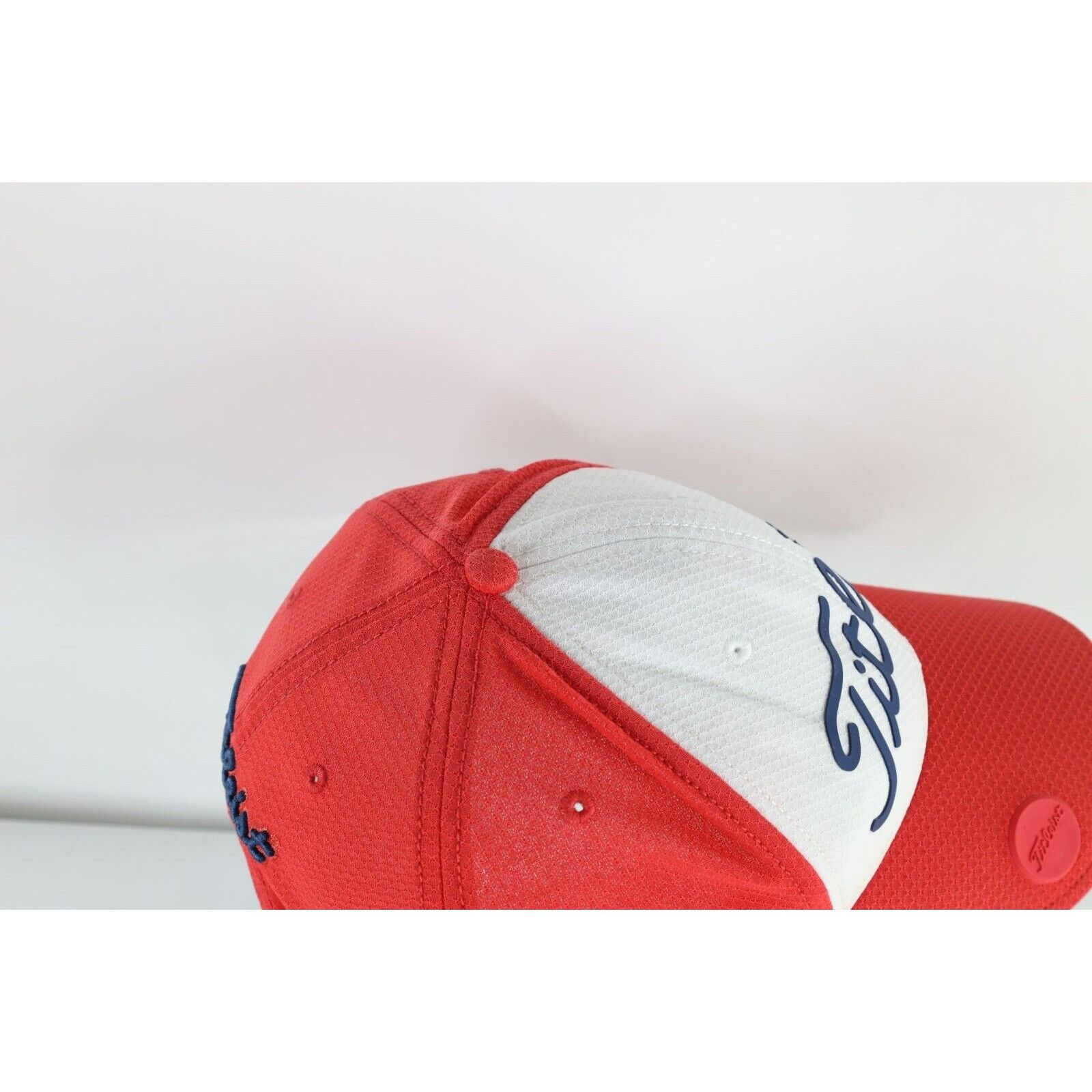 Titleist Titleist Golf Distressed Script Spell Out Color Block Hat Size ONE SIZE - 7 Thumbnail