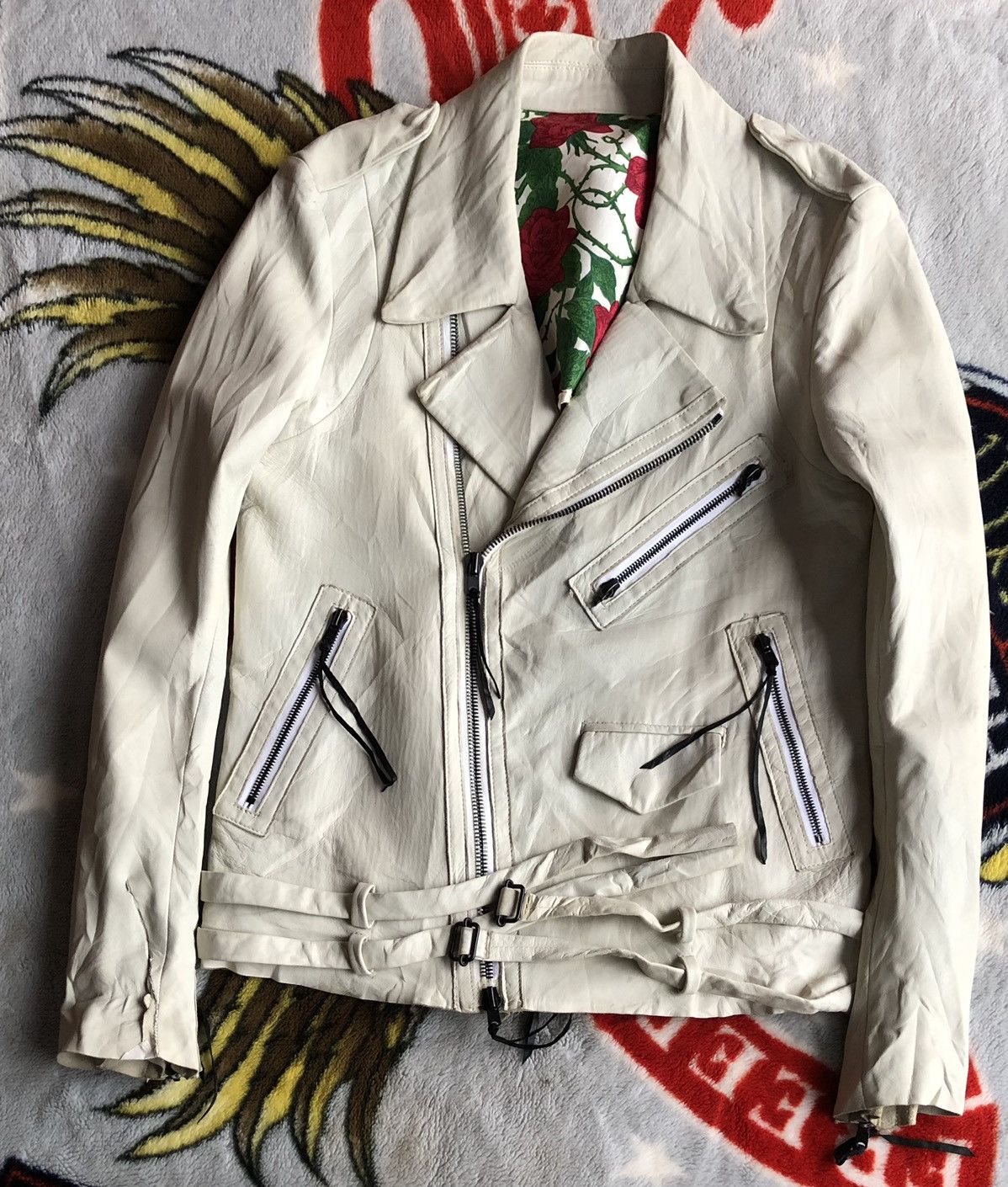 Number (N)ine Vtg 2006 S/S Number (N)ine Lambskin Leather Jacket Size US S / EU 44-46 / 1 - 18 Thumbnail