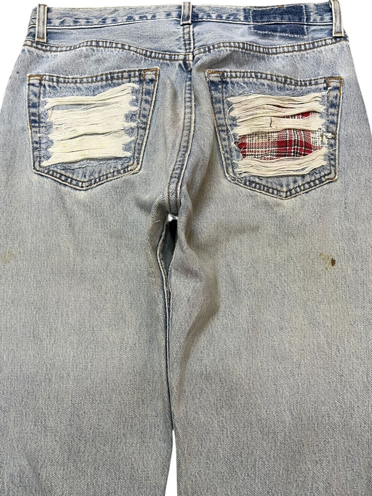 Japanese Brand Vintage Japanese Brand Ripped Distressed Denim Size US 30 / EU 46 - 6 Thumbnail