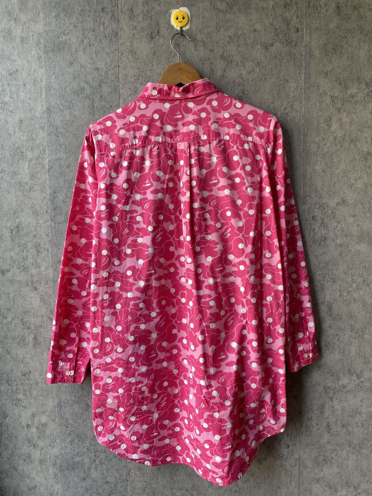 Bape Bape ABC Camo Pink Button Up Shirt Size S / US 4 / IT 40 - 4 Thumbnail
