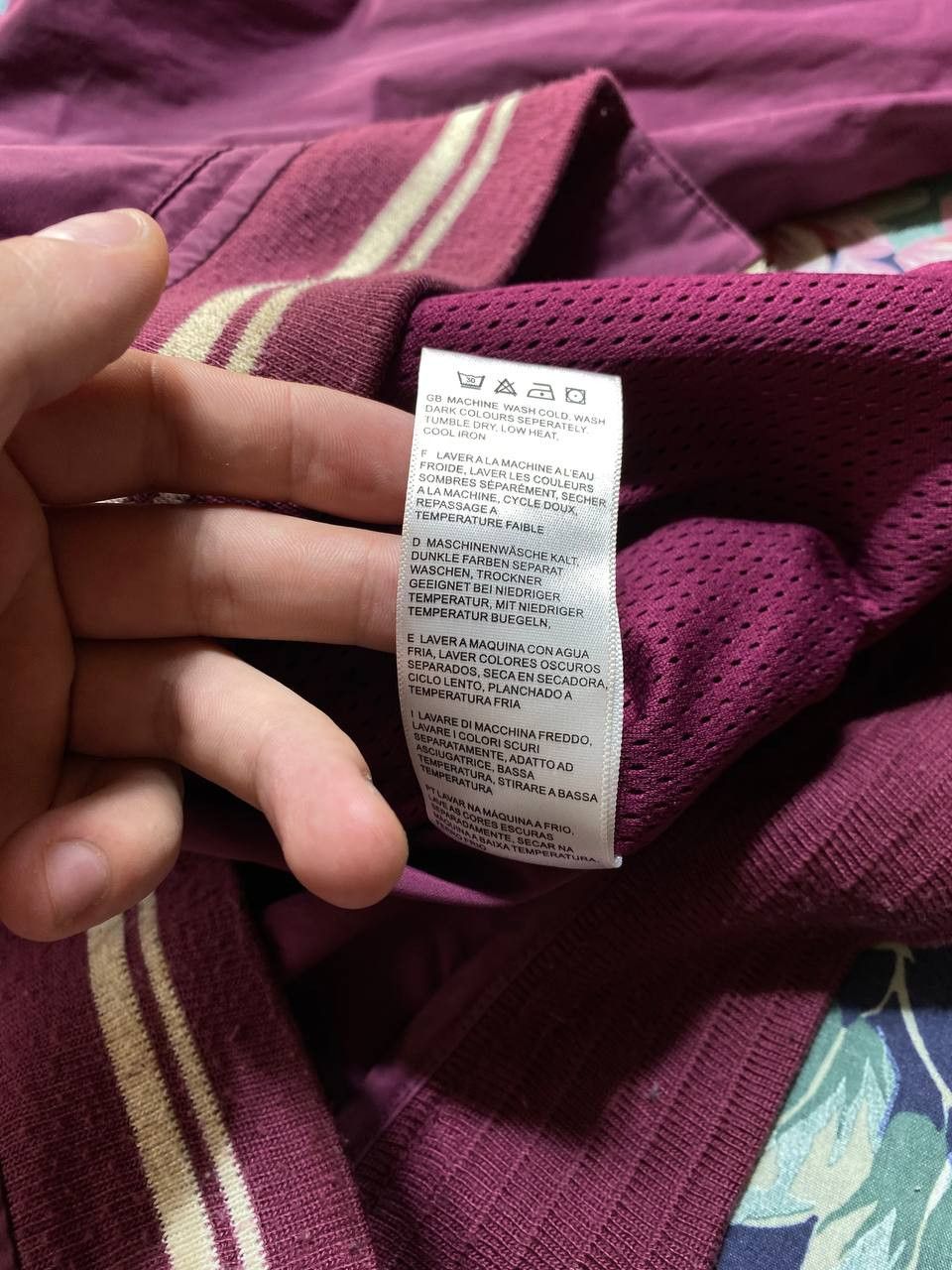 Merc × Vintage MERC London England Campbell jacket Burgundy SIZE Mlight Size US M / EU 48-50 / 2 - 11 Thumbnail