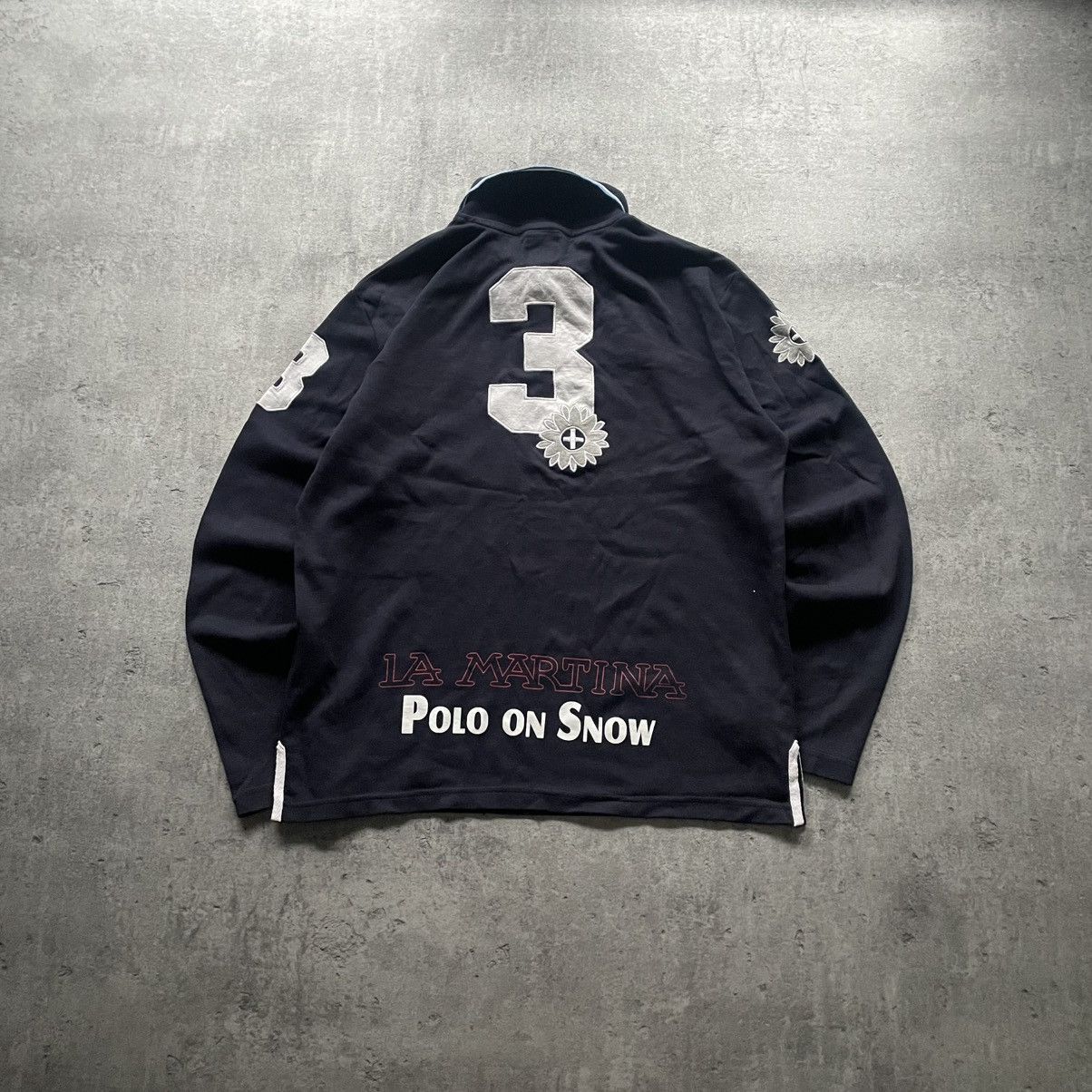 La Martina × Polo Ralph Lauren × Vintage Vintage La-Martina Suisse #3 Long-Sleeve Size US L / EU 52-54 / 3 - 2 Thumbnail