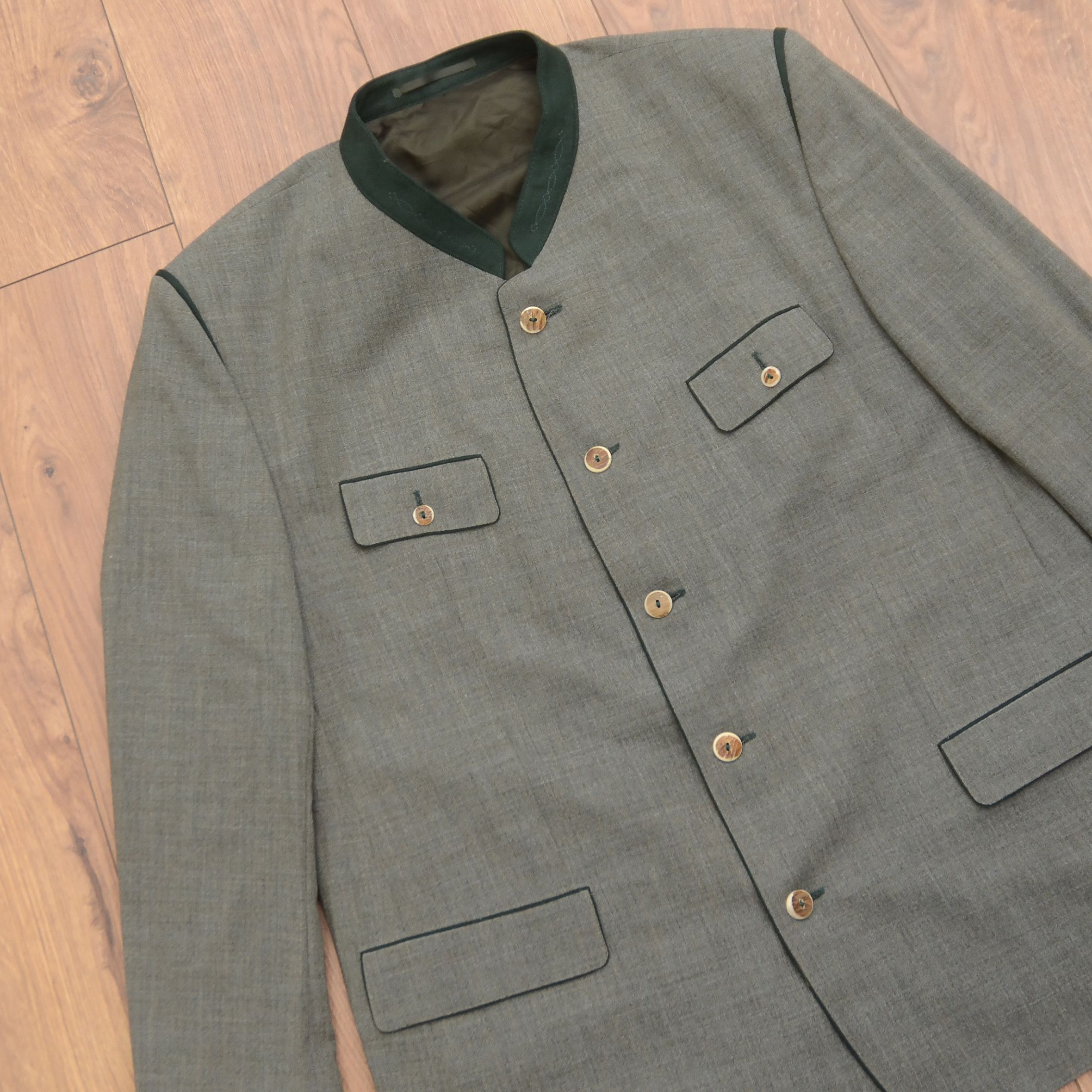 Vintage Vintage STEINBOCK Trachten Loden Hunting Blazer Traditional Size 50R - 2 Thumbnail