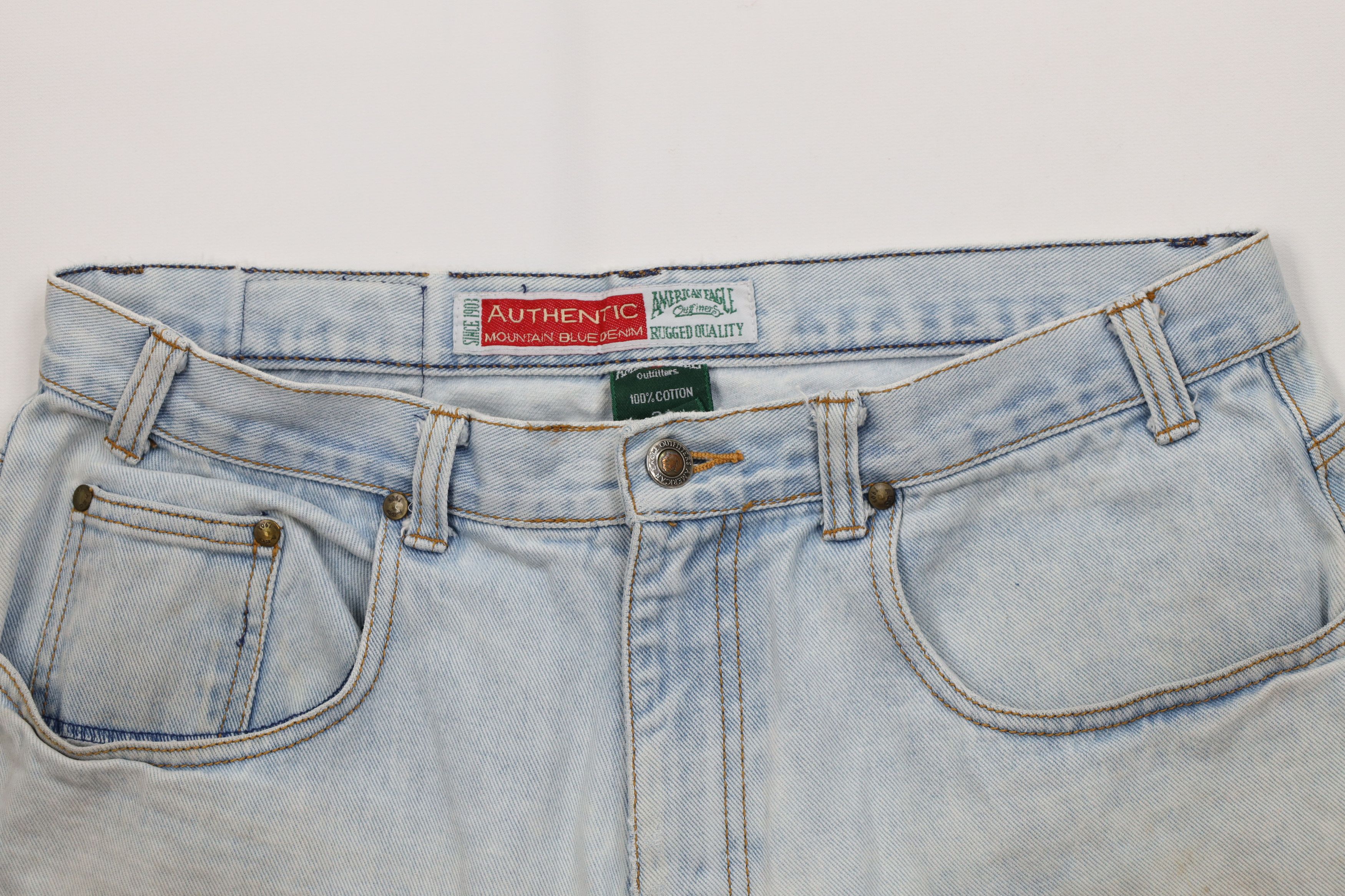 American Eagle Outfitters Vintage 90s American Eagle Outfitters Jean Shorts Jorts Size US 34 / EU 50 - 2 Thumbnail