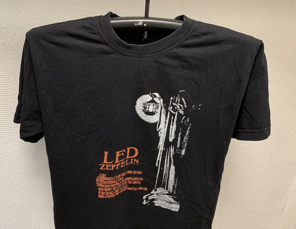 Led Zeppelin Led Zeppelin 1990 90th vintage band rock tee single S-M as Size US S / EU 44-46 / 1 - 3 Thumbnail