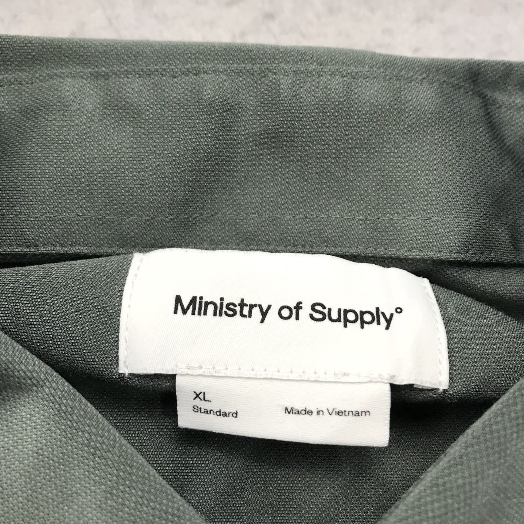Vintage Ministry of Supply Shirt Mens XL Green Solid Preppy Button-Up Size US XL / EU 56 / 4 - 4 Thumbnail