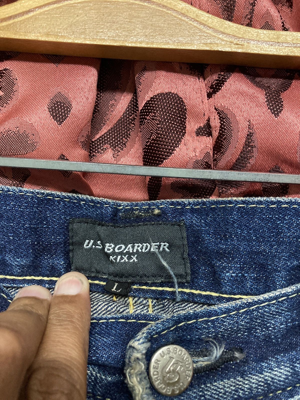 Japanese Brand US BOARDER KIXX SELVEDGE JAPAN JEAN Size US 35 - 3 Thumbnail