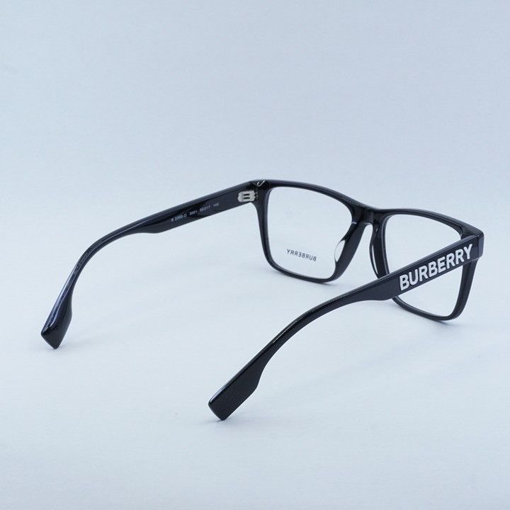 Burberry Burberry BE2393D 3001 Eyeglasses Black 55mm Rectangle Frame Size ONE SIZE - 9 Thumbnail