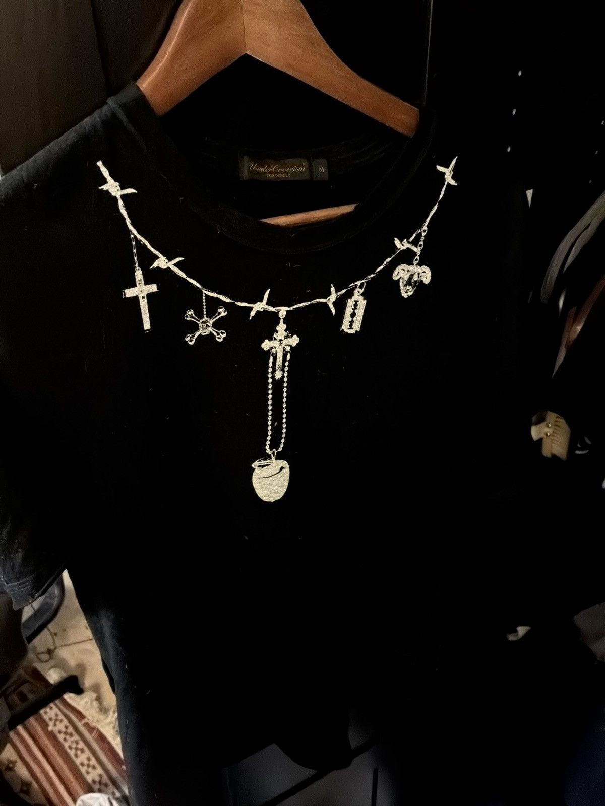 Undercover Undercover SS05 Necklace T-shirt Size US M / EU 48-50 / 2 - 1 Thumbnail