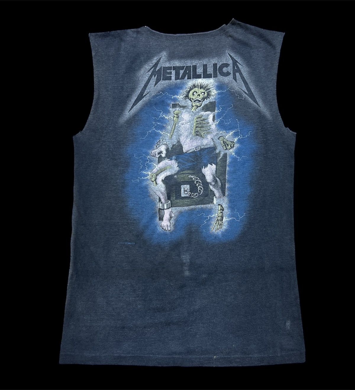 Band Tees Vintage Sleeveless 80s Metallica Metal Up Your Ass Tee Size US M / EU 48-50 / 2 - 2 Thumbnail