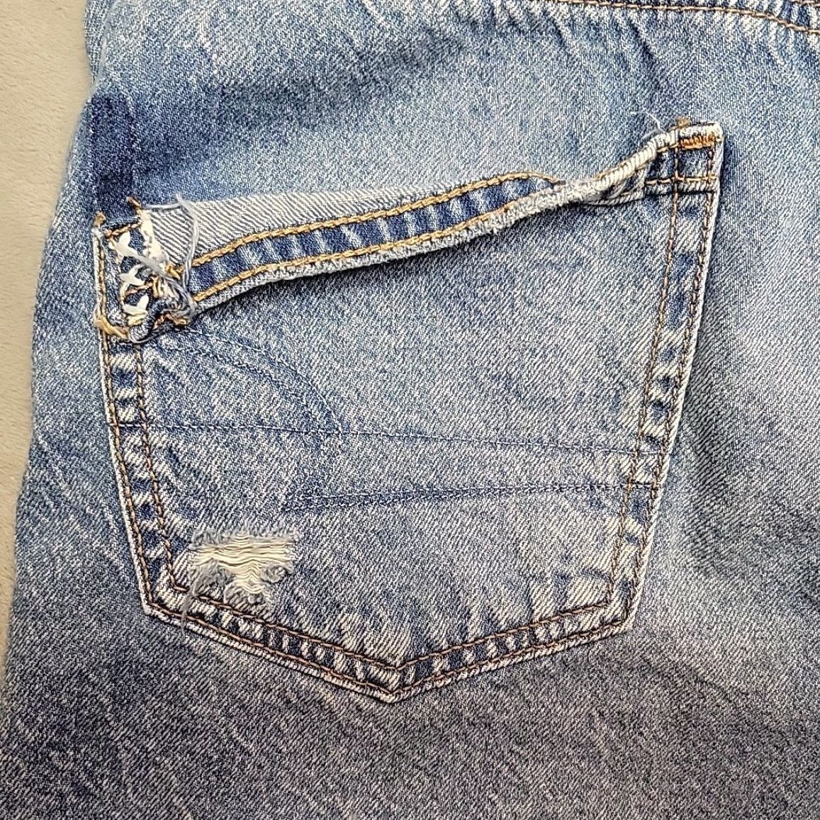 American Eagle Outfitters American Eagle Shorts Women 0 Denim 27x3 Mini 90s Boyfriend Distressed Faded Y2K Size 25" / US 0 / IT 36 - 6 Thumbnail