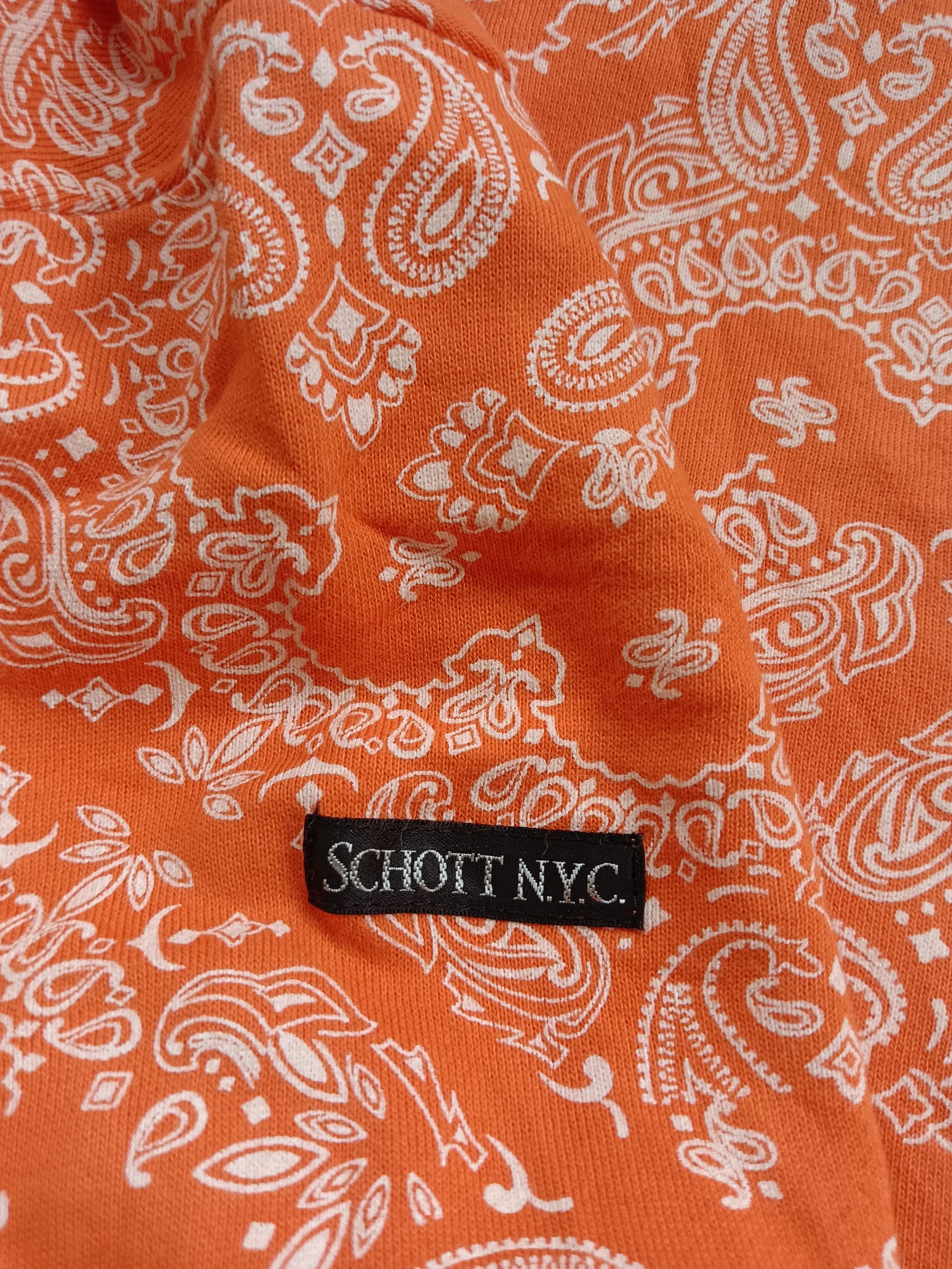 Japanese Brand × Vintage Schott Nyc Hoodie Paisley Size US M / EU 48-50 / 2 - 4 Thumbnail