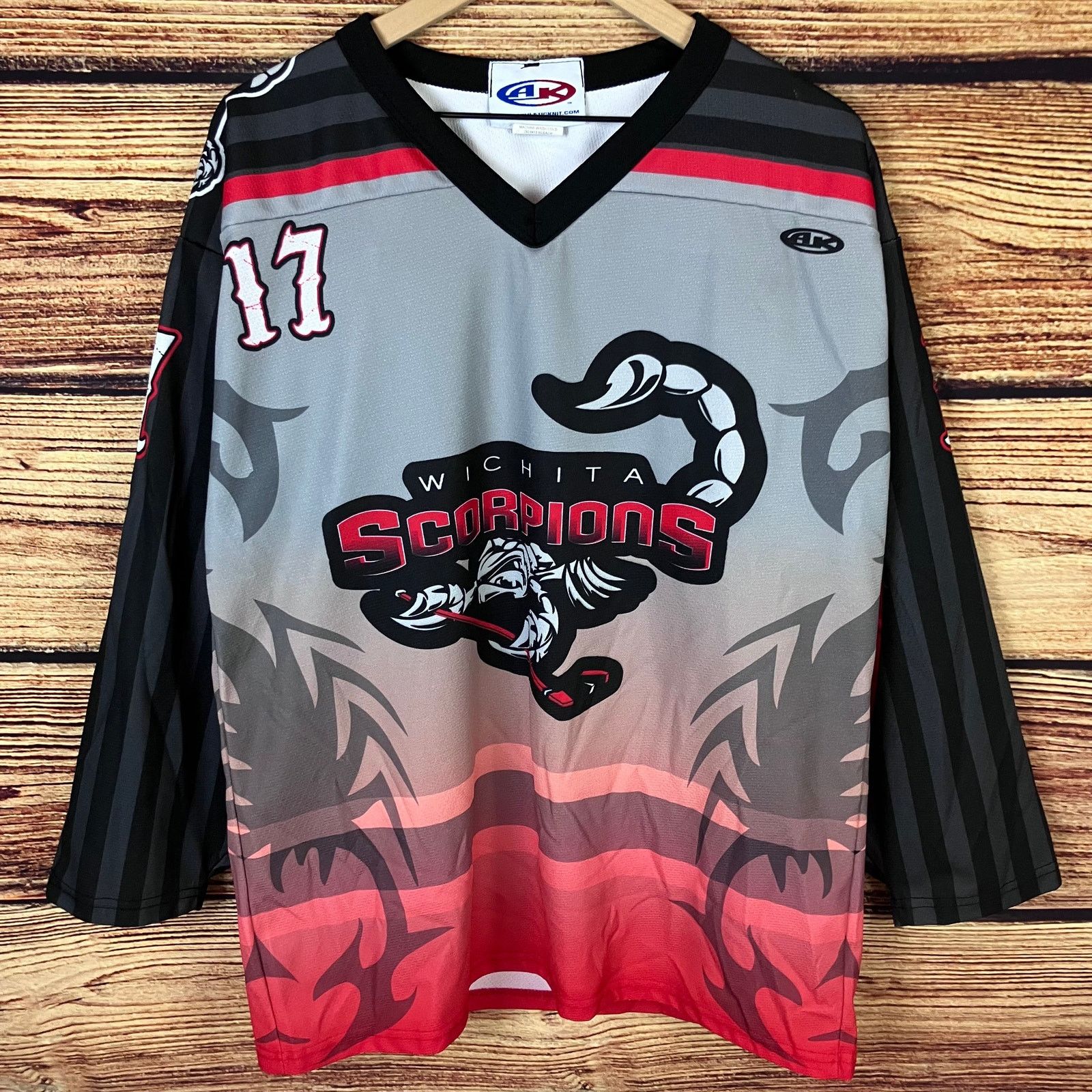 Vintage Vintage Wichita Scorpions All Over Print Hockey Jersey Size US M / EU 48-50 / 2 - 3 Thumbnail