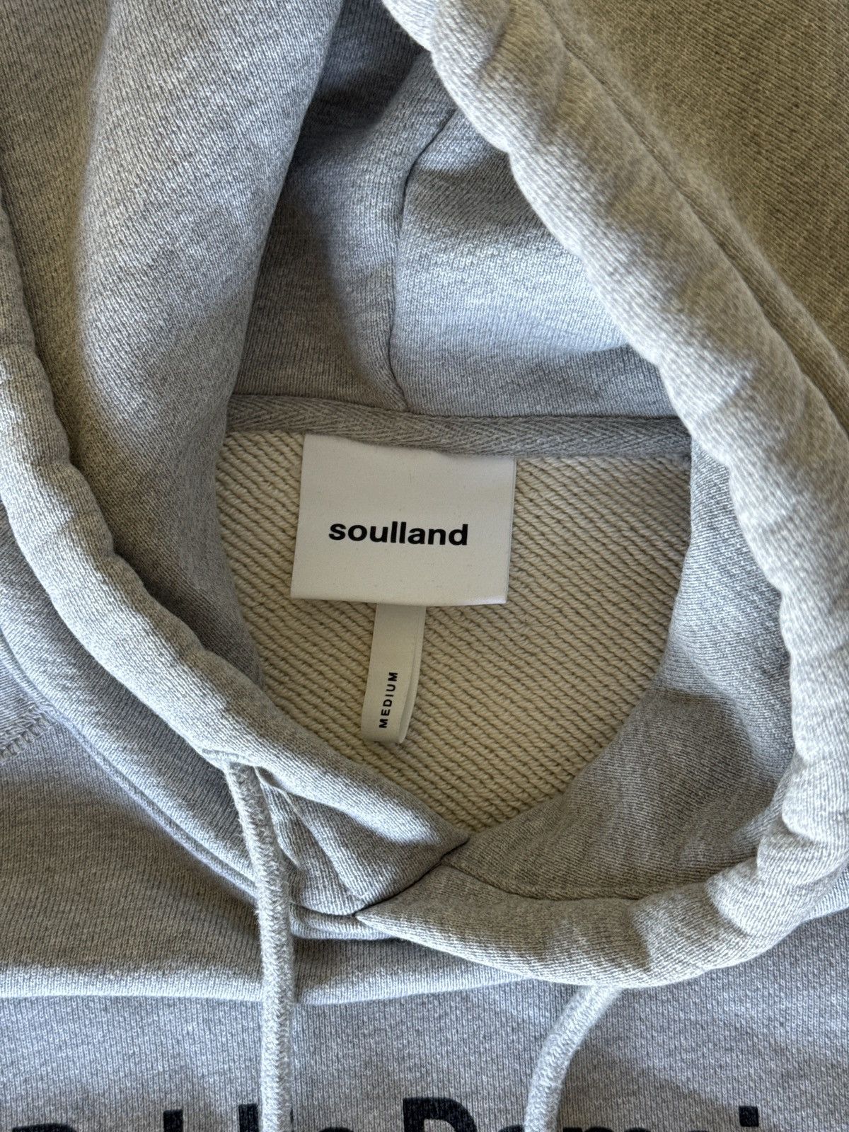 Soulland “Public Domain” Grey Hoodie Size US M / EU 48-50 / 2 - 3 Thumbnail