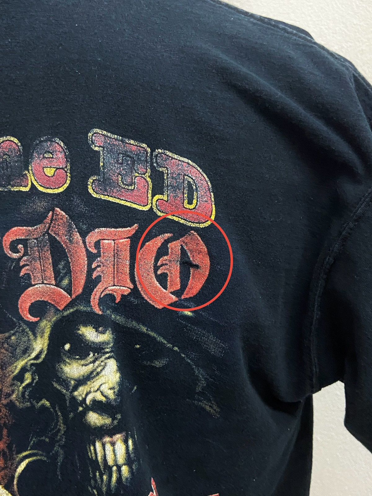 Band Tees Iron Maiden "Give Me Ed... 'Til I'm Dead" 2003 tour TEE Size US L / EU 52-54 / 3 - 15 Thumbnail