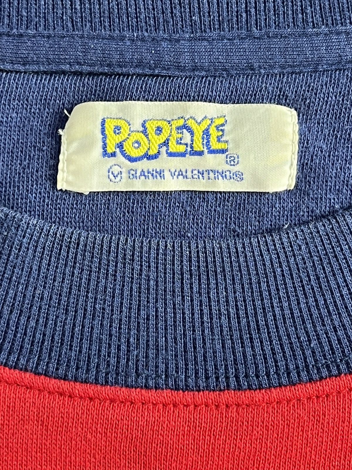 Cartoon Network × Gianni Valentino × Vintage 90s Vintage Popeye The Sailorman x Gianni Valentino Size US XL / EU 56 / 4 - 6 Thumbnail