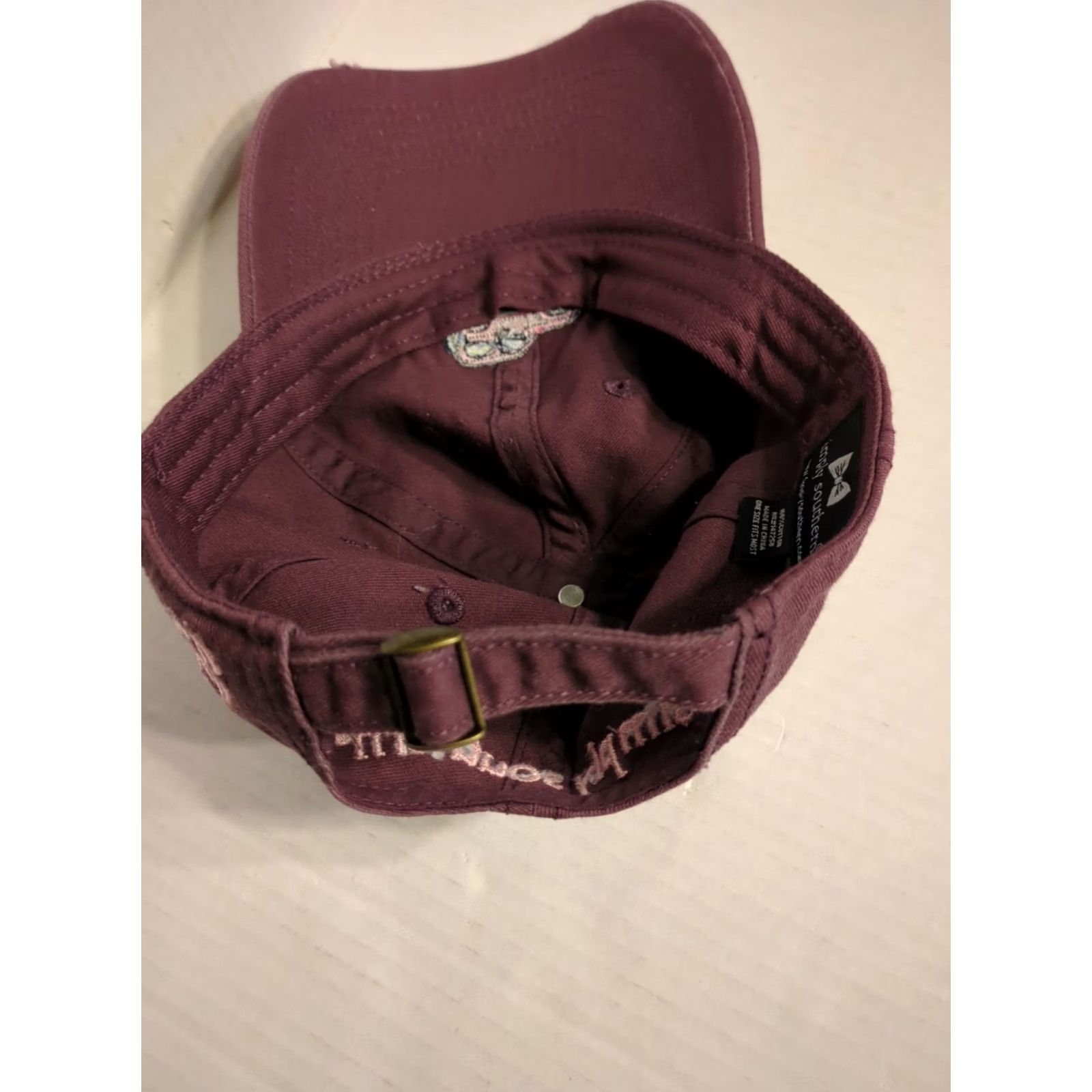 Pinko Simply Southern Pink 4x4 Hat Script Logo Golf Beach Vacation Run Sport Cap Adjustable Baseball Cap Women Womens • Multicolor Cotton Hat Size ONE SIZE - 6 Thumbnail