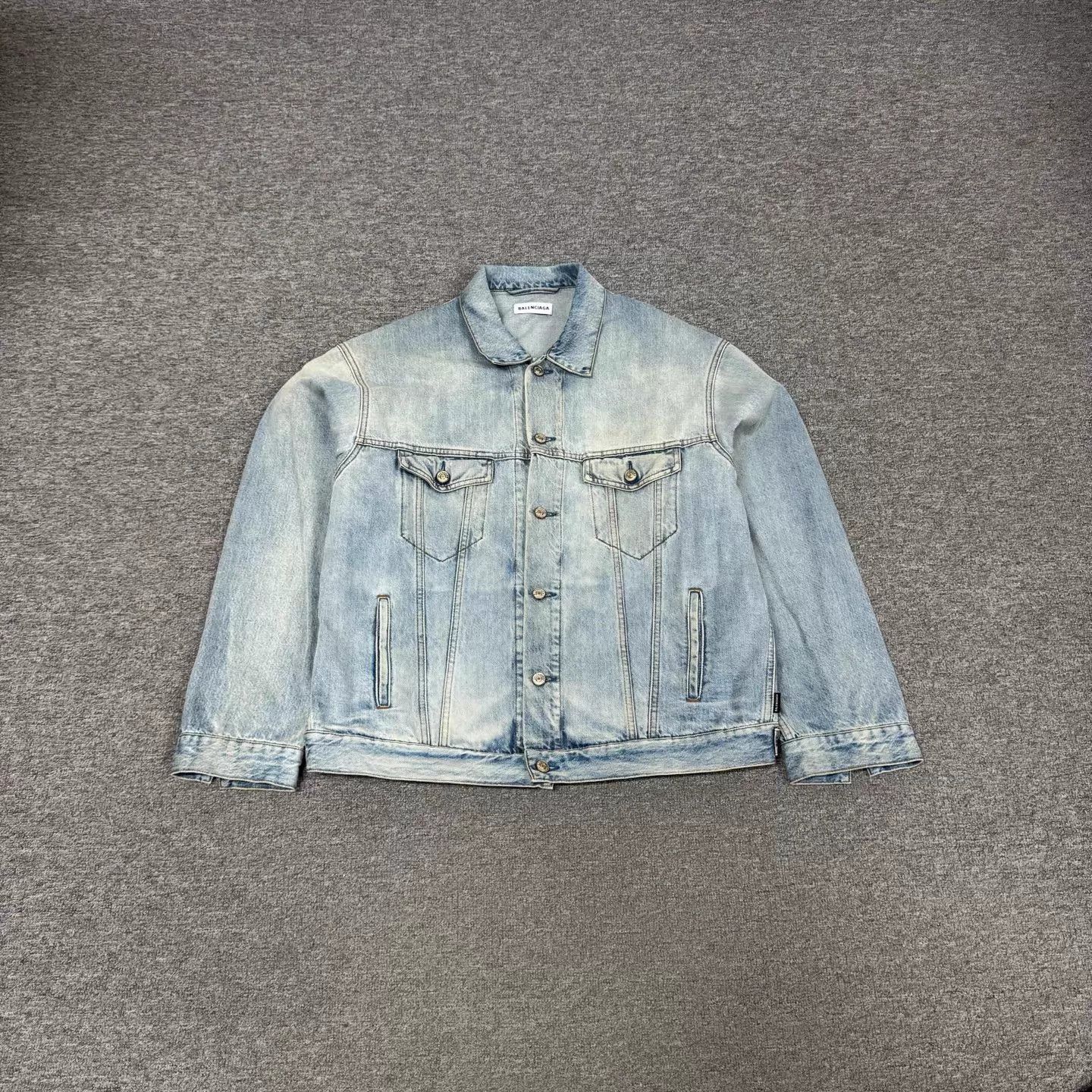 Balenciaga Balenciaga double B rainbow light blue denim 34 Size XXS / US 00 / IT 34 - 2 Thumbnail