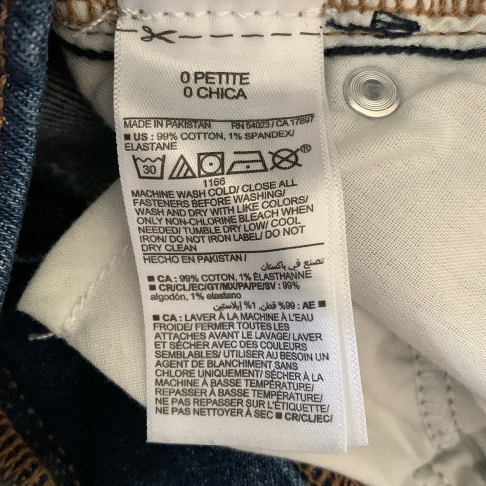 Old Navy Old Navy Women's Size 0P Jeans Mid-Rise O.G. Straight Leg Size 28" / US 6 / IT 42 - 6 Thumbnail