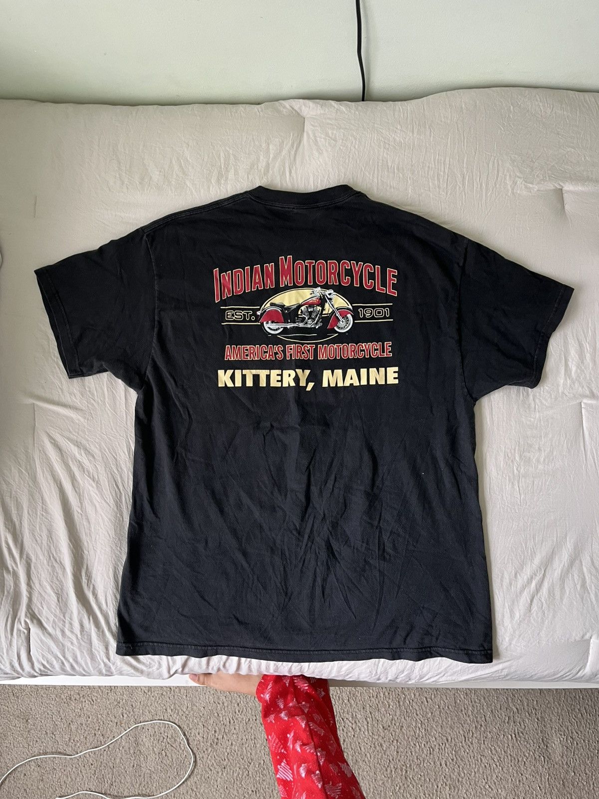 Indian Motorcycle Vintage Indian Motorcycle Graphic Tee Size US XL / EU 56 / 4 - 2 Thumbnail