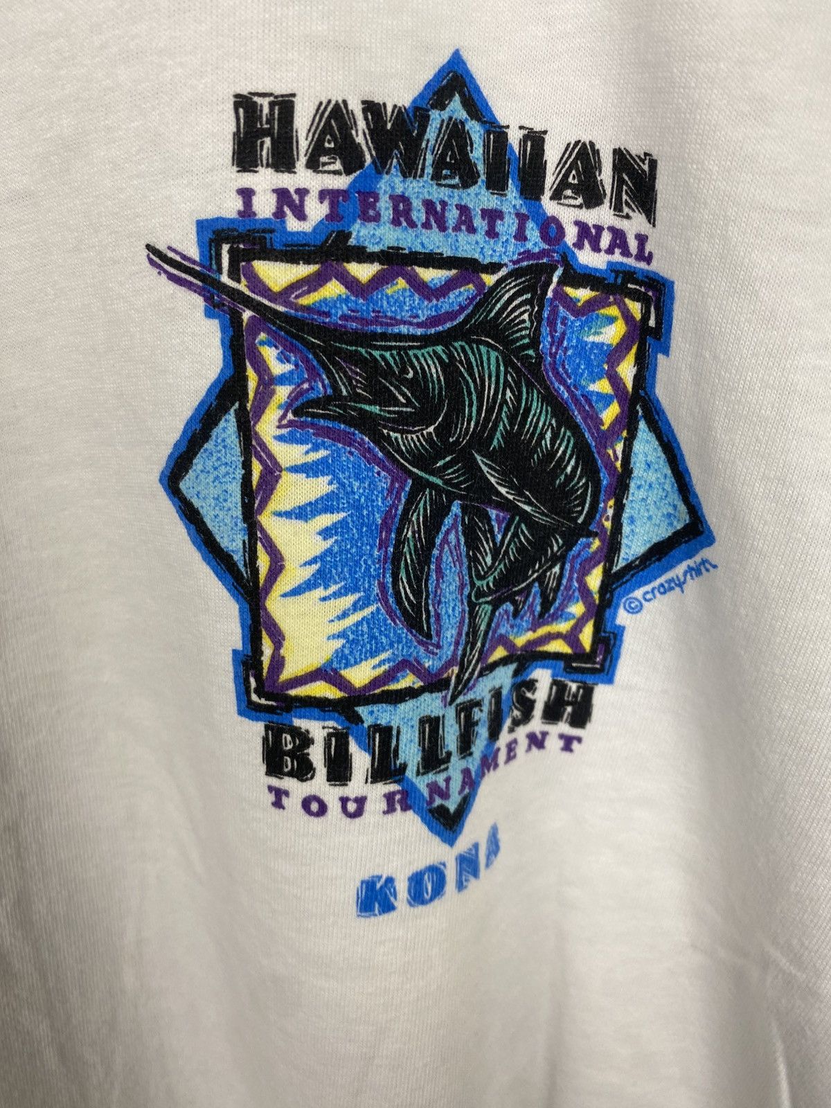 Vintage Vintage crazy shirt hawaii international tee Size US XL / EU 56 / 4 - 6 Thumbnail