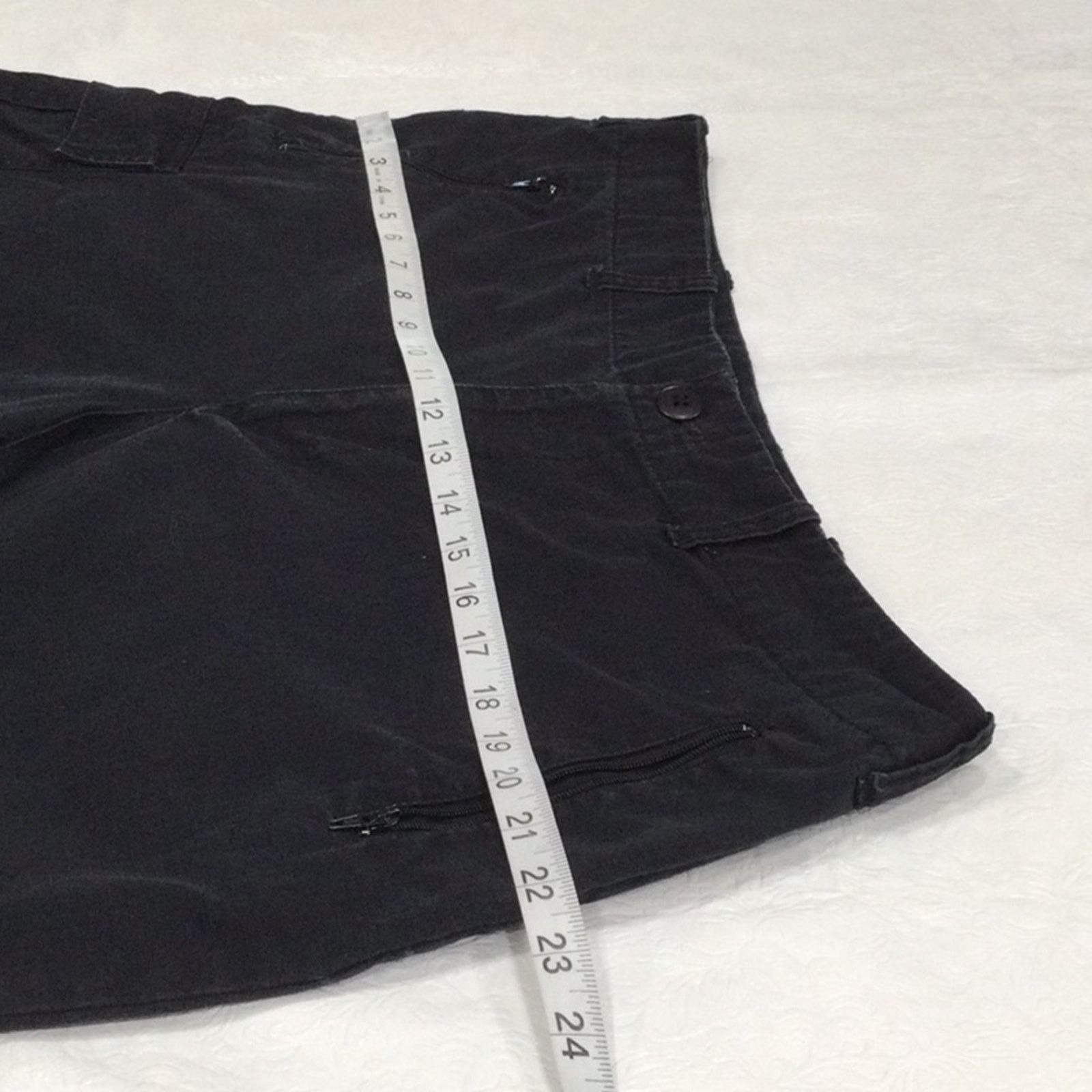 Other Fashion Bug Black Front Zipper Pockets Capri Pant Size 16 Size 38" / US 16 / IT 52 - 11 Thumbnail