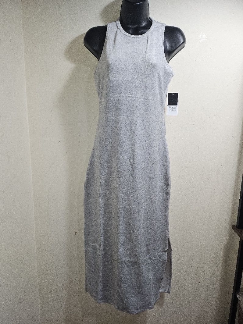 Juicy Couture NWT Juicy Couture Velour Tank Dress Small Gray Size L / US 10 / IT 46 - 2 Thumbnail