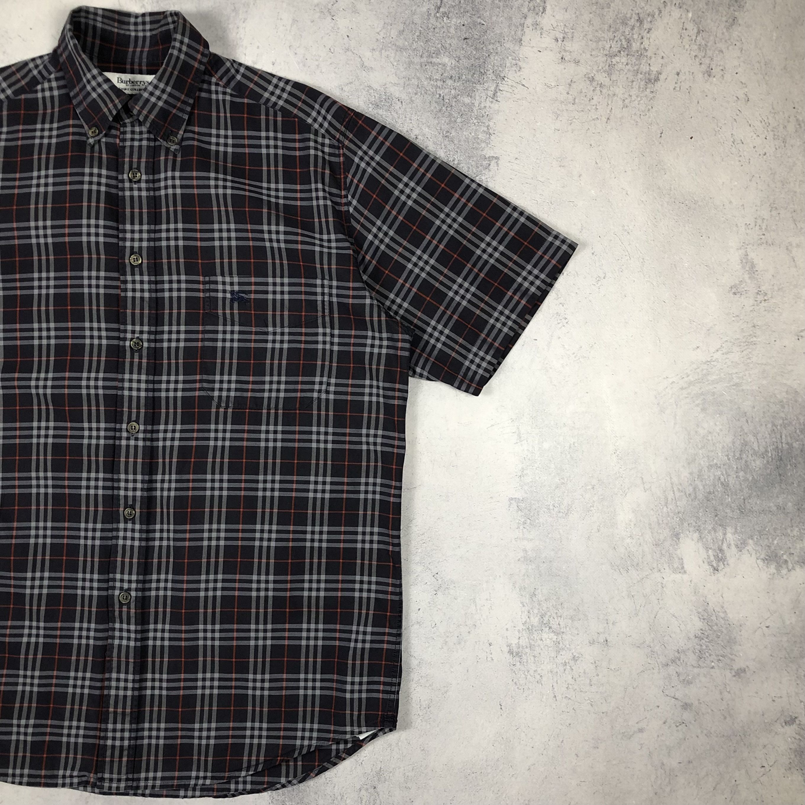 Burberry Vintage Burberrys Nova Check Plaid SS Button-up Shirt 90s Size US S / EU 44-46 / 1 - 5 Thumbnail