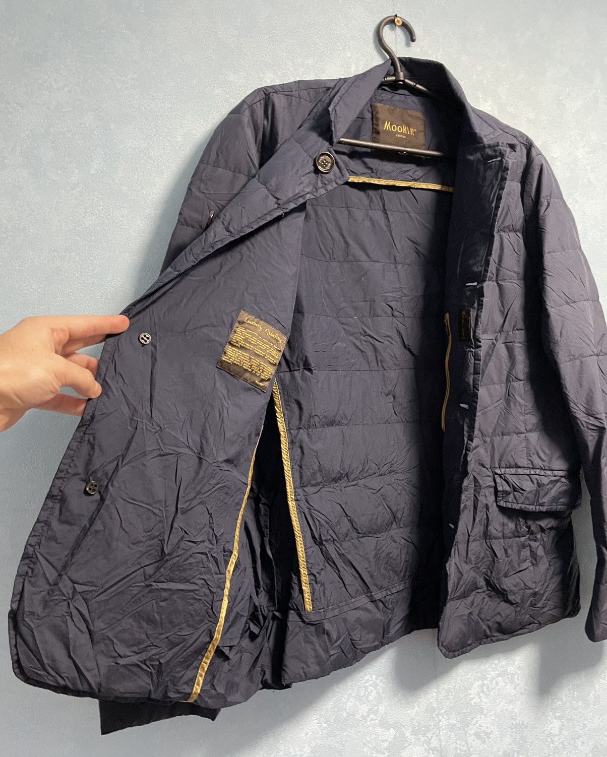 MooRER MooRER Verona Down Quilted Button Ups Designer Jacket Size US L / EU 52-54 / 3 - 8 Thumbnail