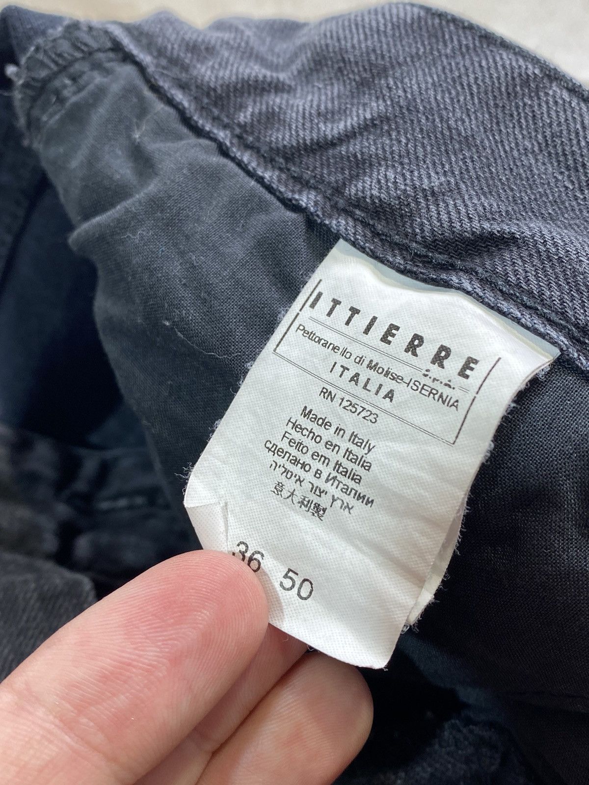 Balmain Balmain Washed Grey Denim Skinny Biker Jeans Size 36" / US 14 / IT 50 - 21 Thumbnail