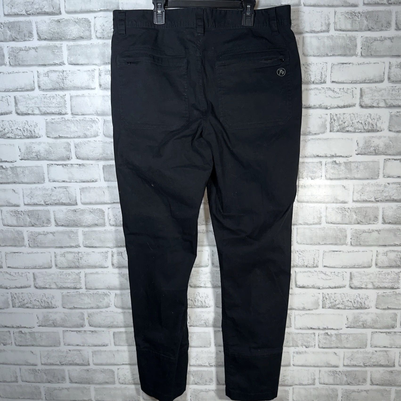 Vintage Rail Riders Pants Cargo Cotton Blend Black Mens 36x30 Regular Inseam 30 Size US 36 / EU 52 - 5 Thumbnail