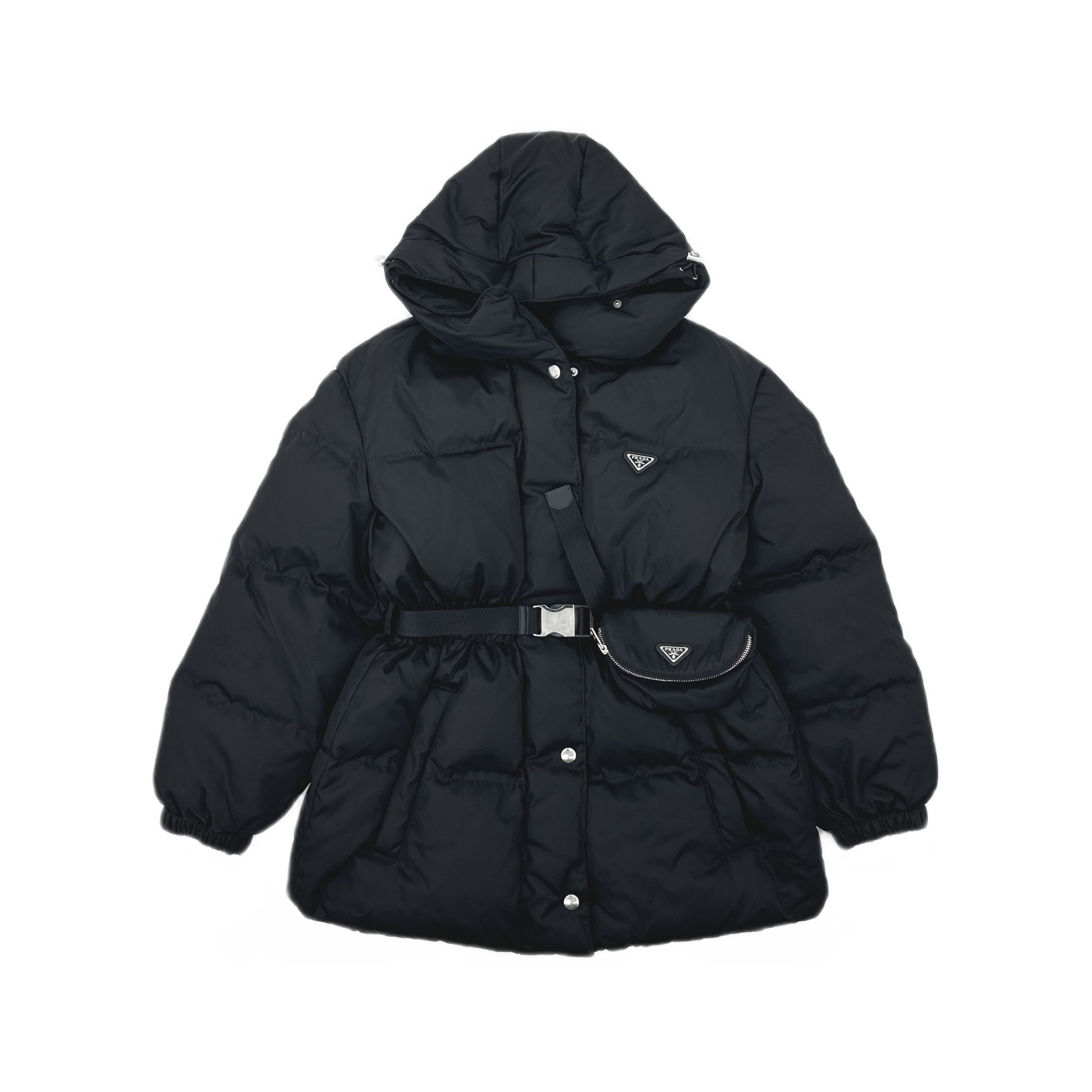 Prada Prada Re-Nylon Hooded Down Jacket Size IT 40 Size S / US 4 / IT 40 - 1 Thumbnail