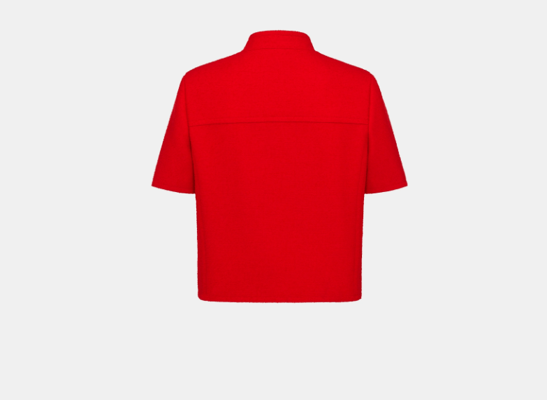 Dior o1w1db11225 451V55 Short-Sleeved Jacket in Red Size M / US 6-8 / IT 42-44 - 2 Thumbnail
