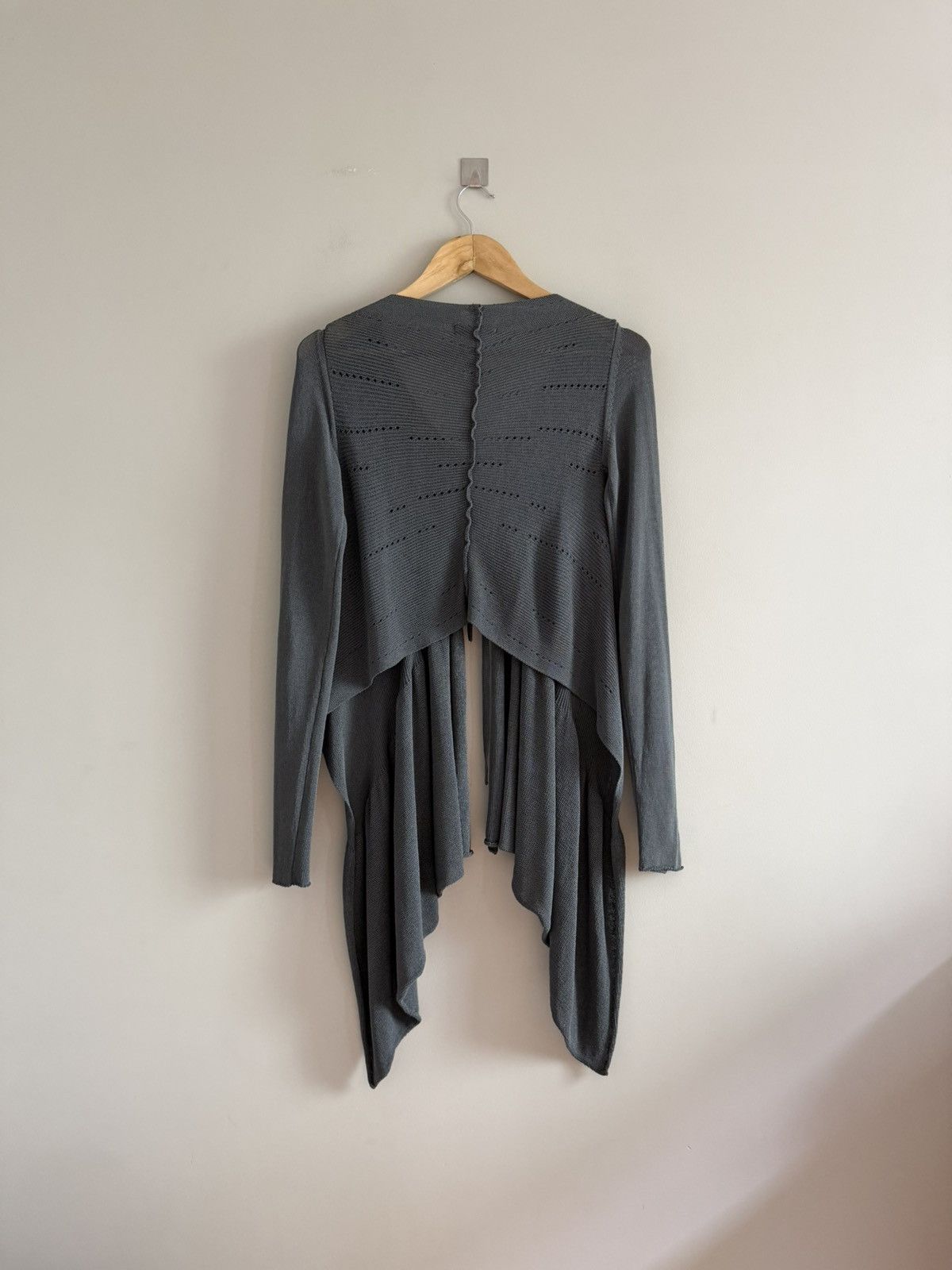 Sarah Pacini Sarah Pacini Draped Knit Waterfall Cardigan Size ONE SIZE - 6 Thumbnail