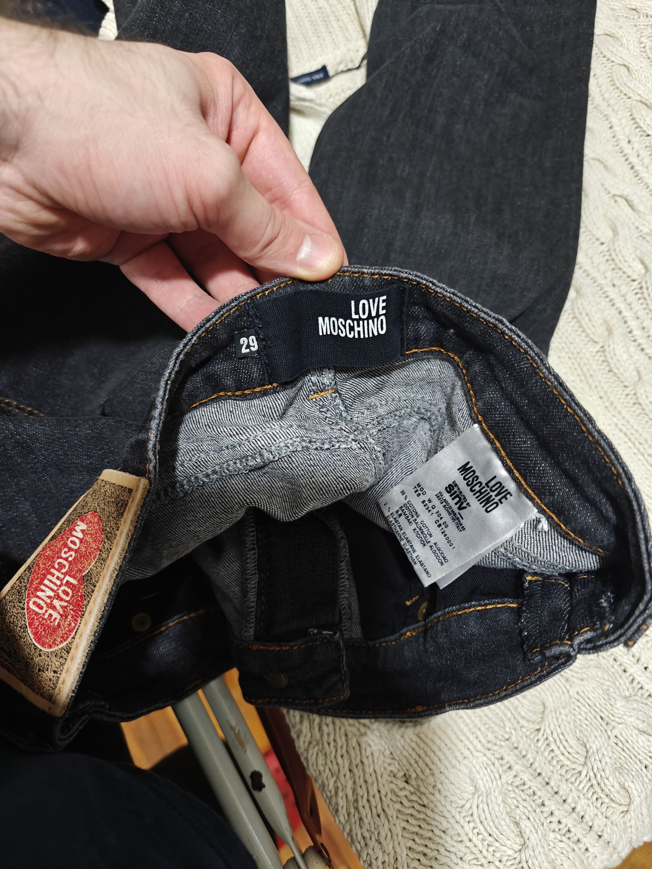 Moschino Love Moschino Jeans Denim Pants Gray size 29x30 Size US 29 - 9 Thumbnail