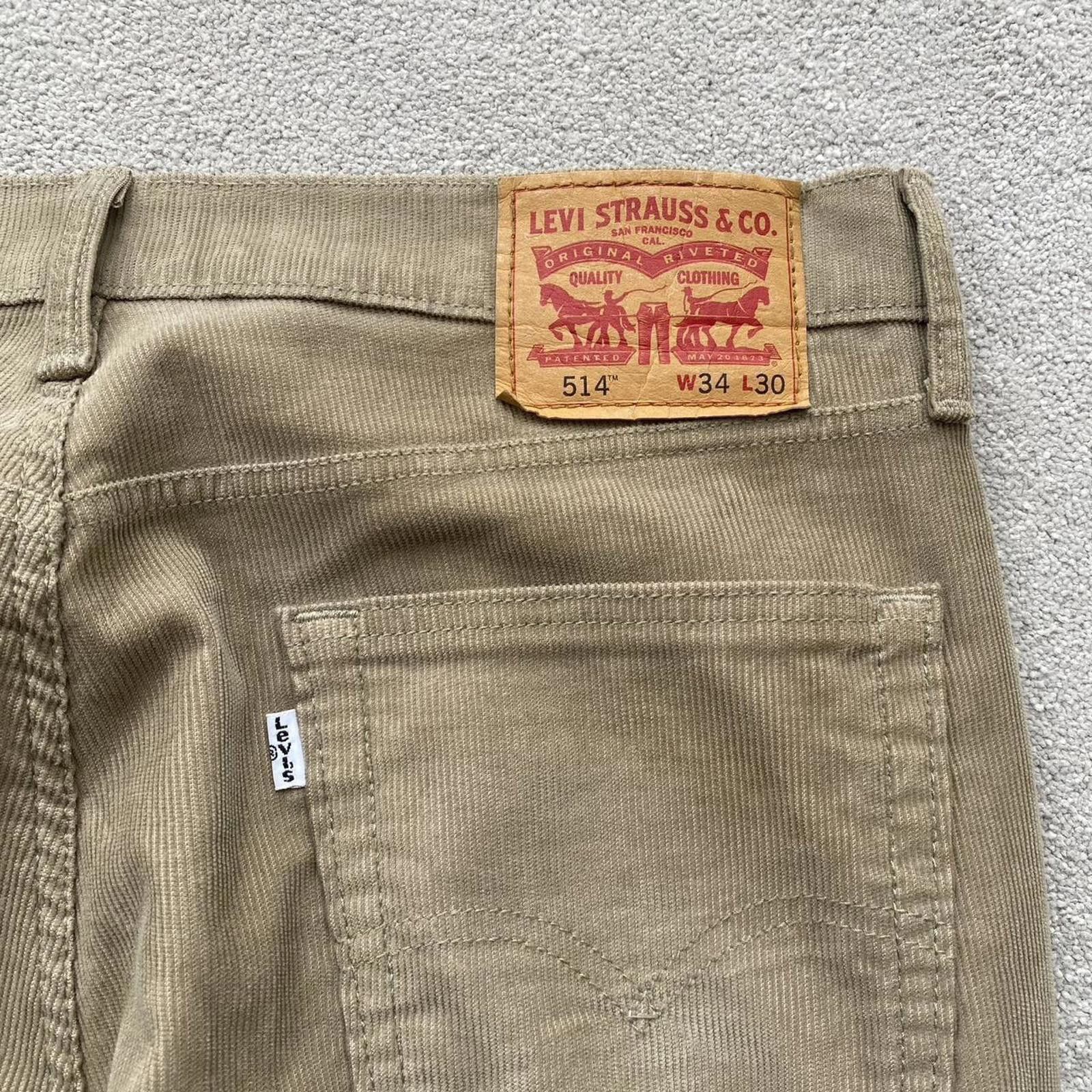 Levi's Vintage Levis 514 Corduroy Trousers Size US 34 / EU 50 - 5 Thumbnail