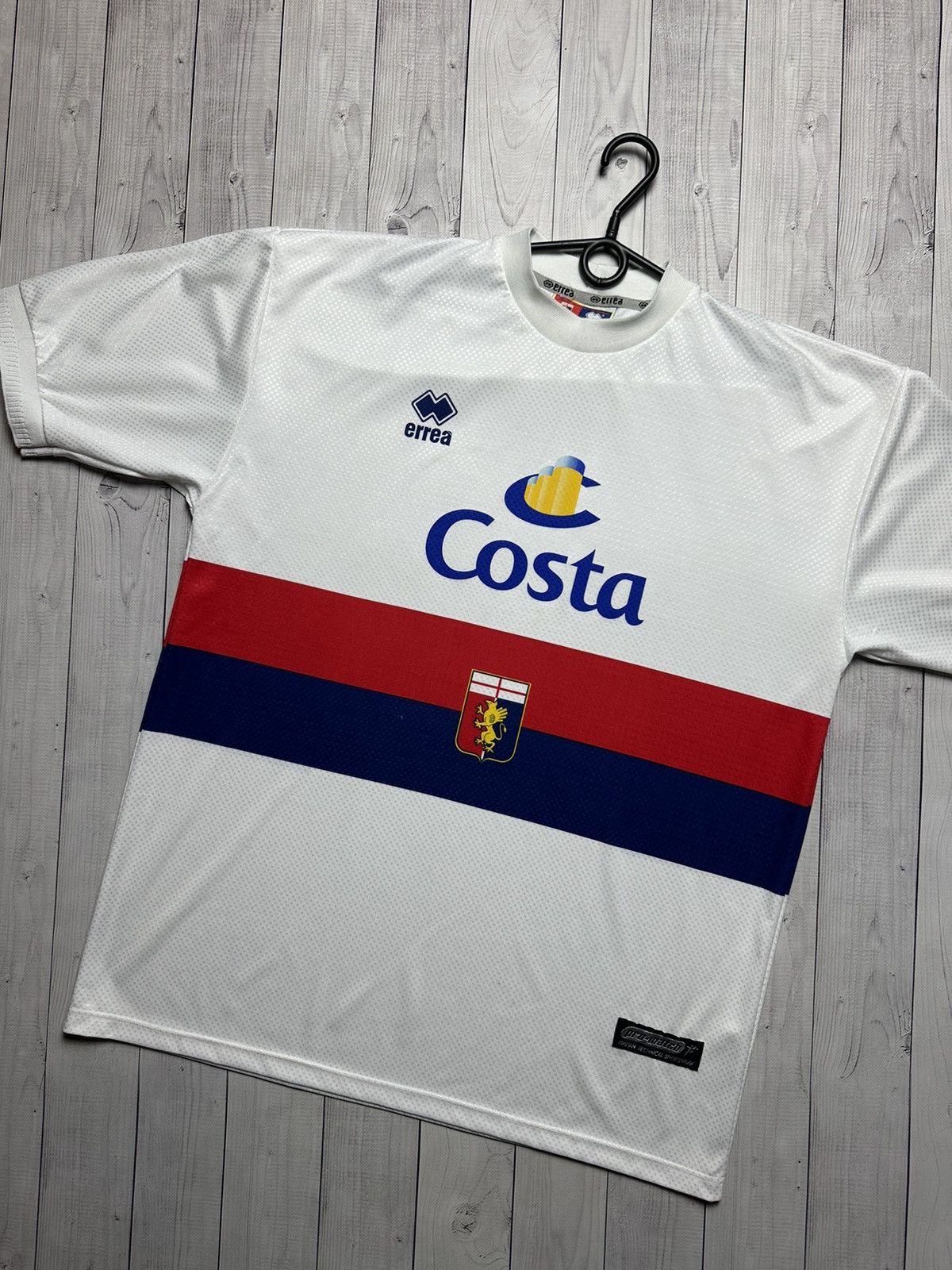 Errea × Vintage Vintage Genoa soccer jersey Errea size XL rare away Size US XL / EU 56 / 4 - 2 Thumbnail