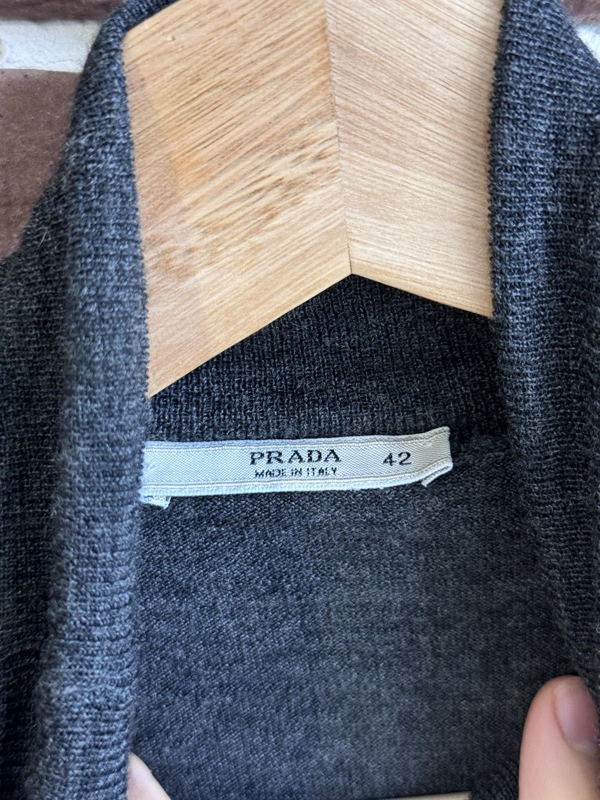 Prada Prada Womens Knit Sweater Turtleneck 42IT Designer High end Size M / US 6-8 / IT 42-44 - 5 Thumbnail