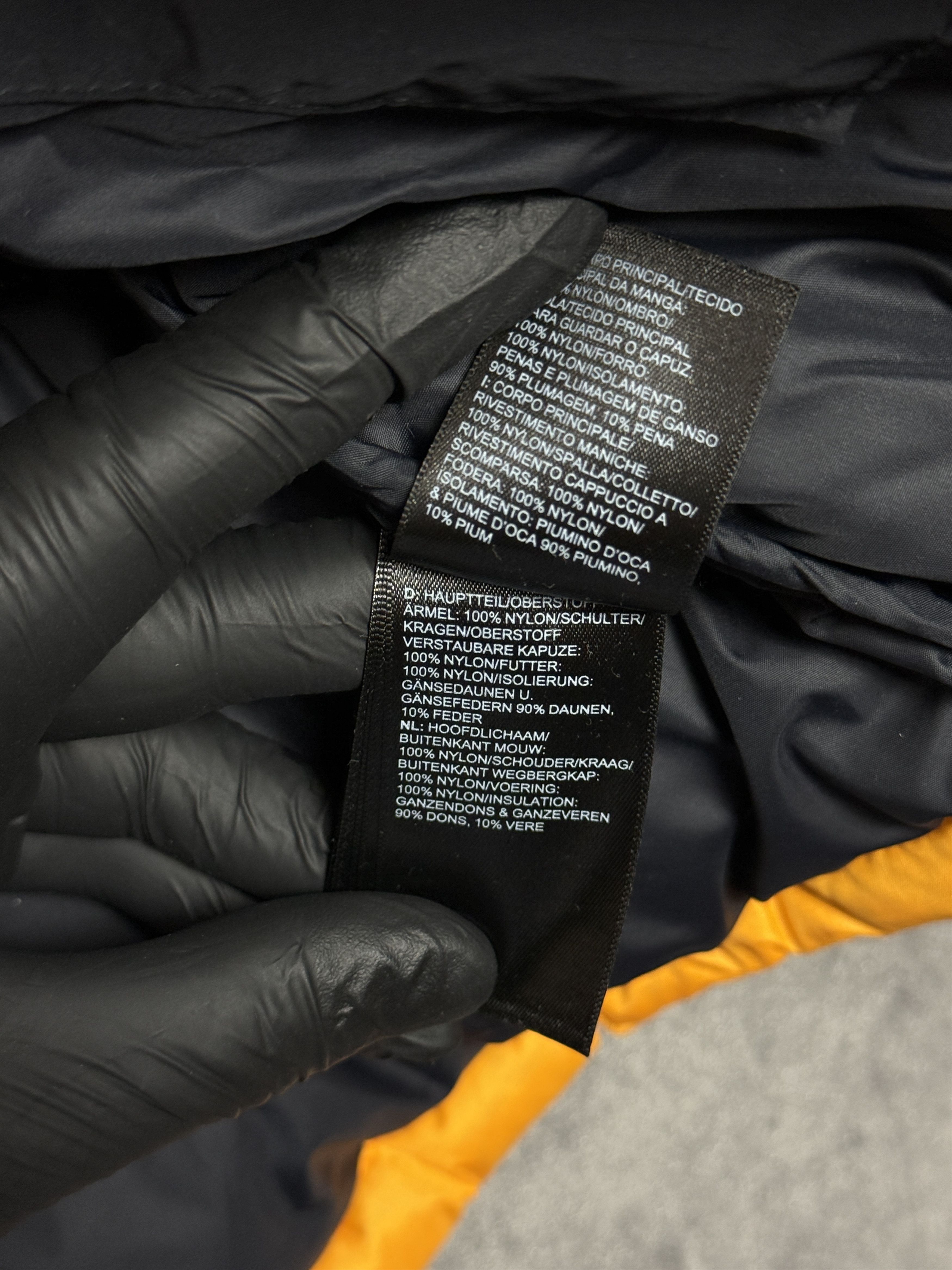 The North Face The North Face Nuptse 700 yellow down jacket mini logo Size US M / EU 48-50 / 2 - 18 Thumbnail