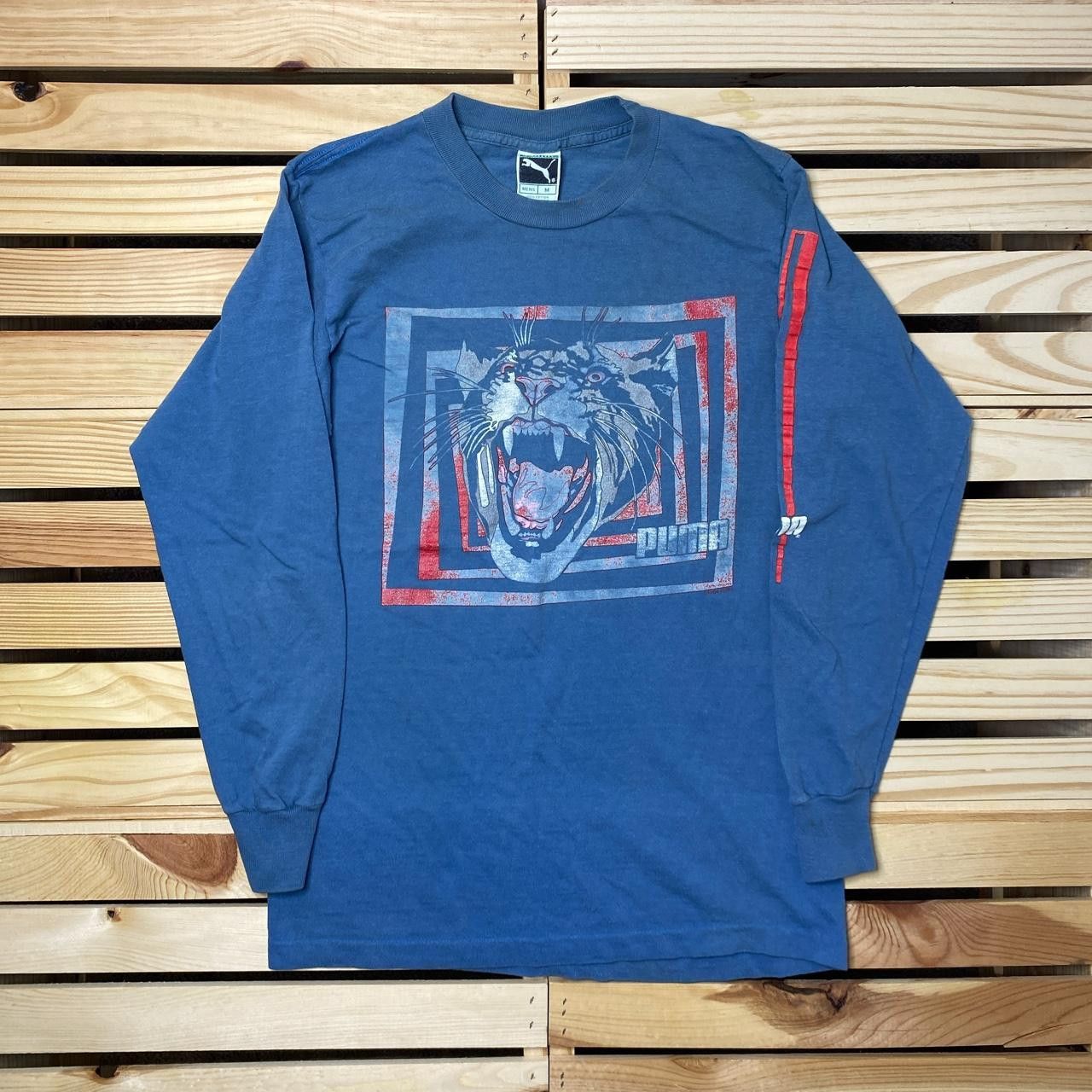 Puma Vintage Puma Blue Nature Tee Size Medium Size US M / EU 48-50 / 2 - 1 Thumbnail