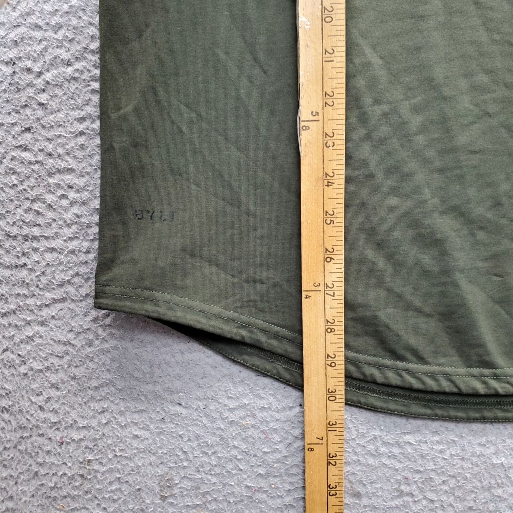 Other BYLT T-Shirt Mens L Green Stretch Cotton Drop Lux Round Size US L / EU 52-54 / 3 - 3 Thumbnail