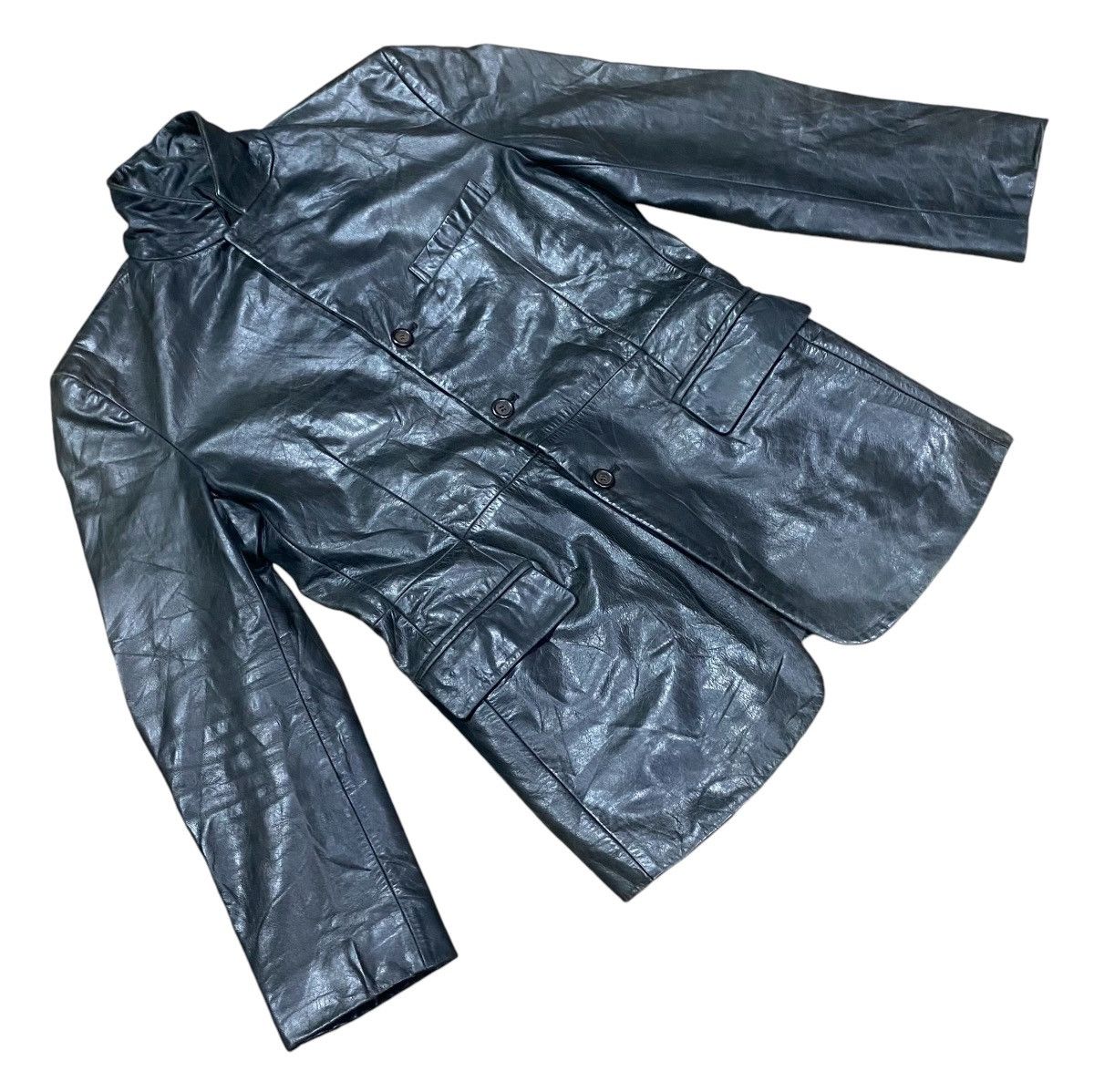 Rare TORNADO MART Leather Blazer