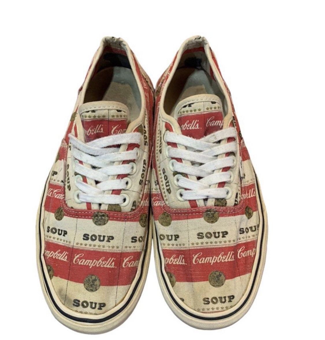 image of Andy Warhol x Supreme Campbell Soup X Vans Authentic Pro Shoes in White, Men's (Size 9)