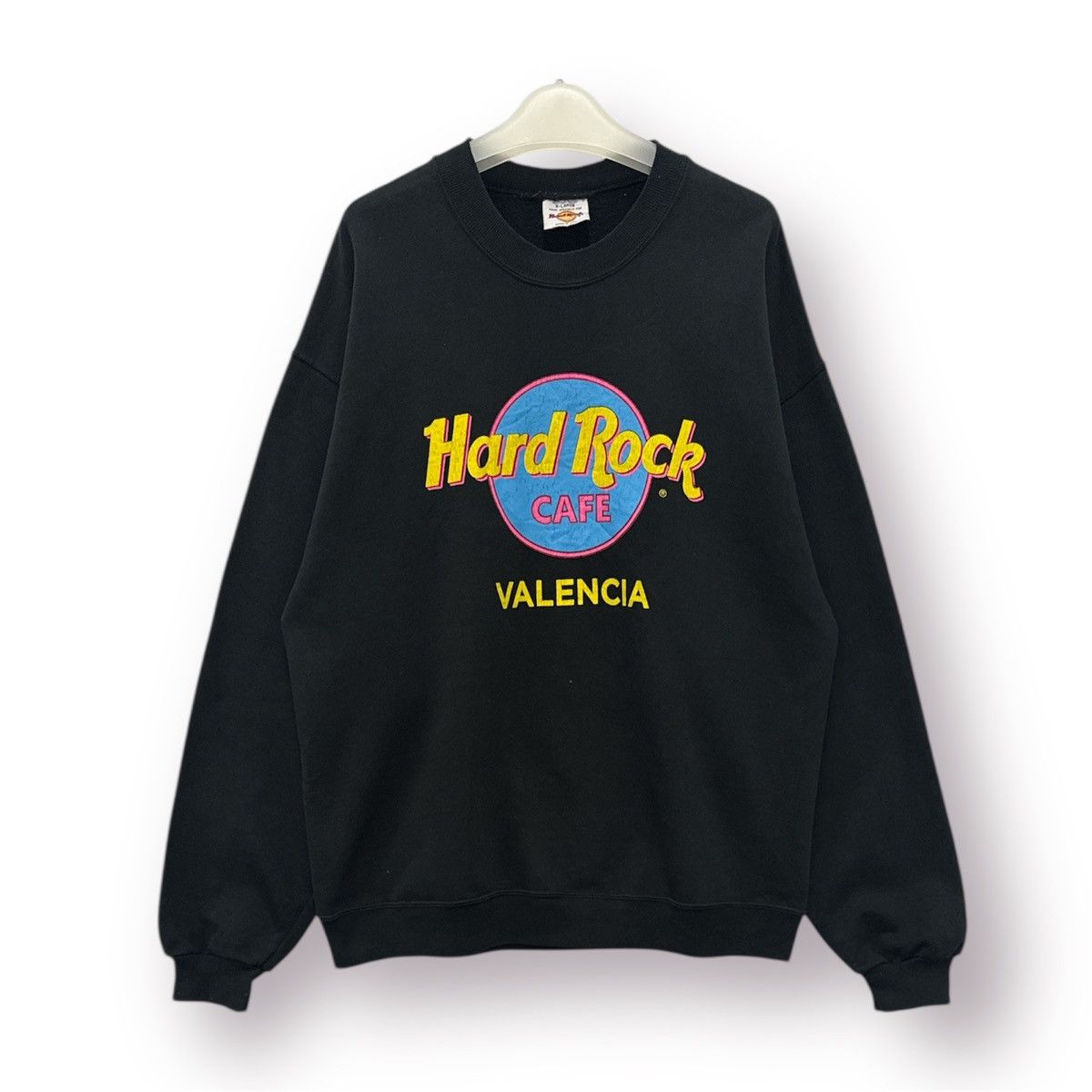 Hard Rock Cafe 🔥 90's Made in USA Valencia Hard Rock Cafe Sweatshirt - XL Size US M / EU 48-50 / 2 - 1 Thumbnail