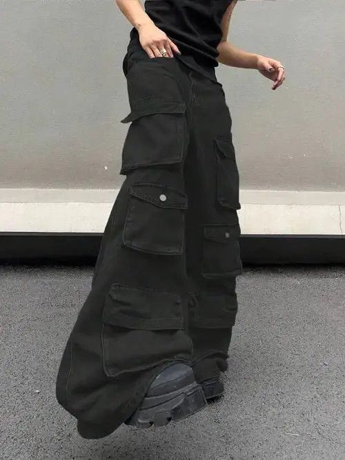 Jean Kuroda x Kita Cargo Vintage Wide Leg Workwear Jeans Premium Size US 32 / EU 48 - 2 Thumbnail