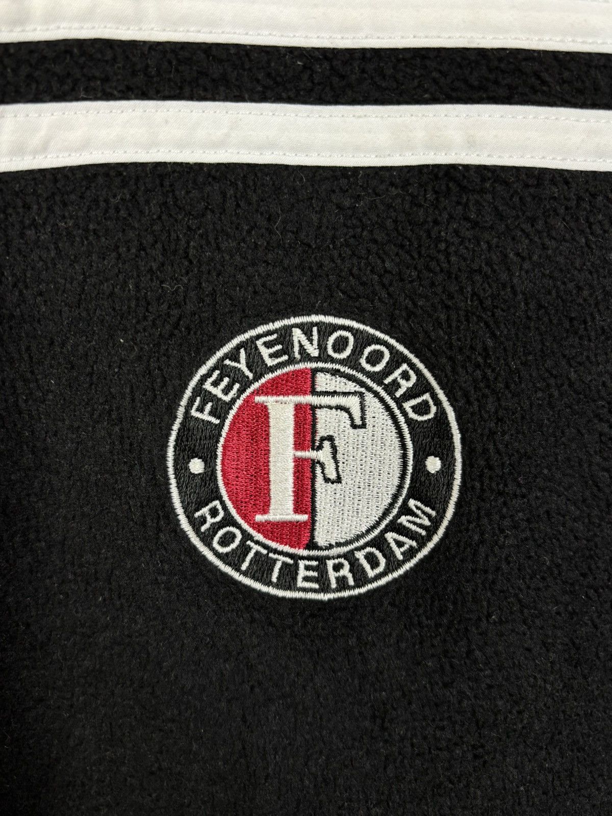 Adidas 90s Vintage Adidas Feyenoord Rotterdam Soccer Fleece Jacket Size US S / EU 44-46 / 1 - 3 Thumbnail