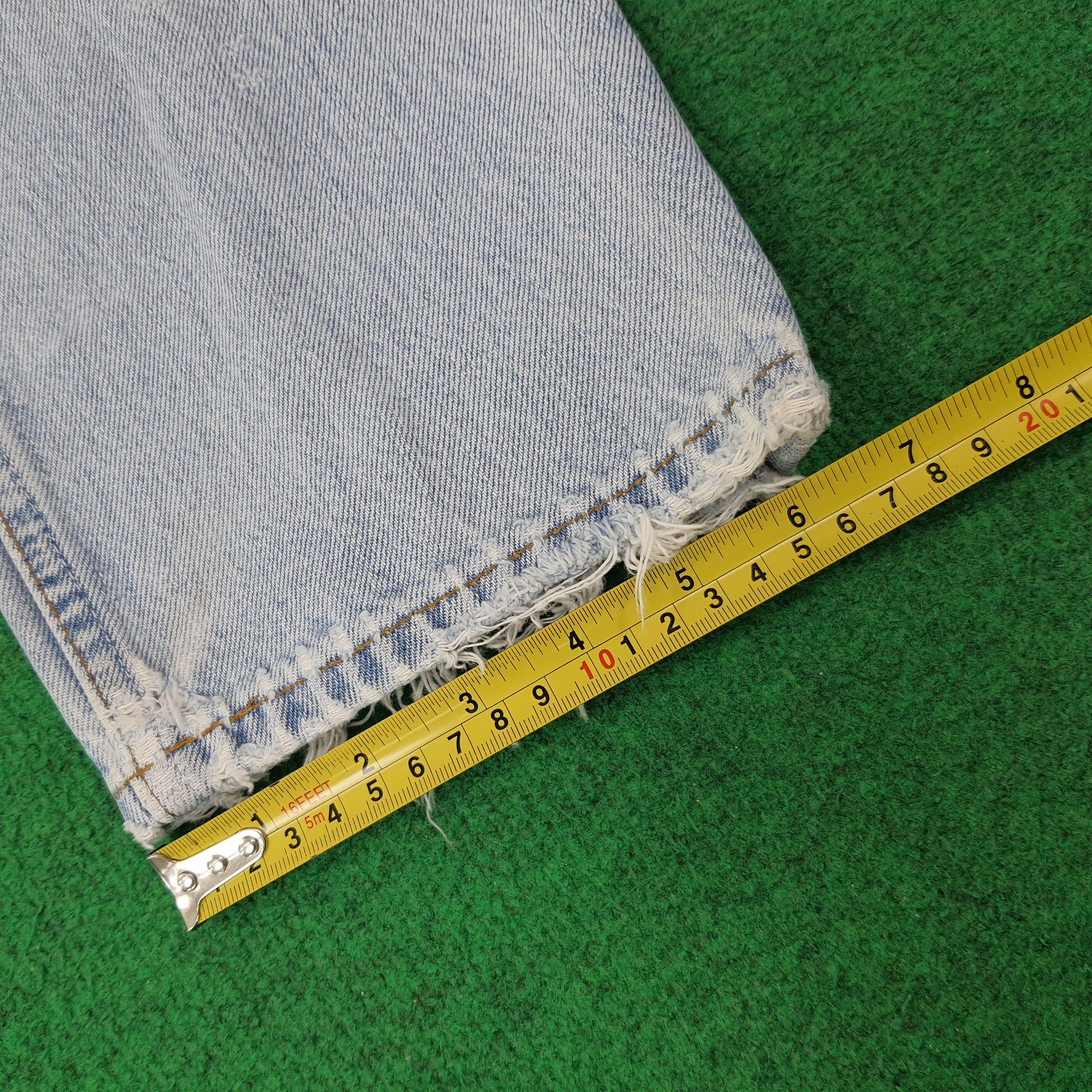 Levi's Vintage Levi's Distressed Doraemon Patchwork Jean C252N17 Size US 28 / EU 44 - 15 Thumbnail