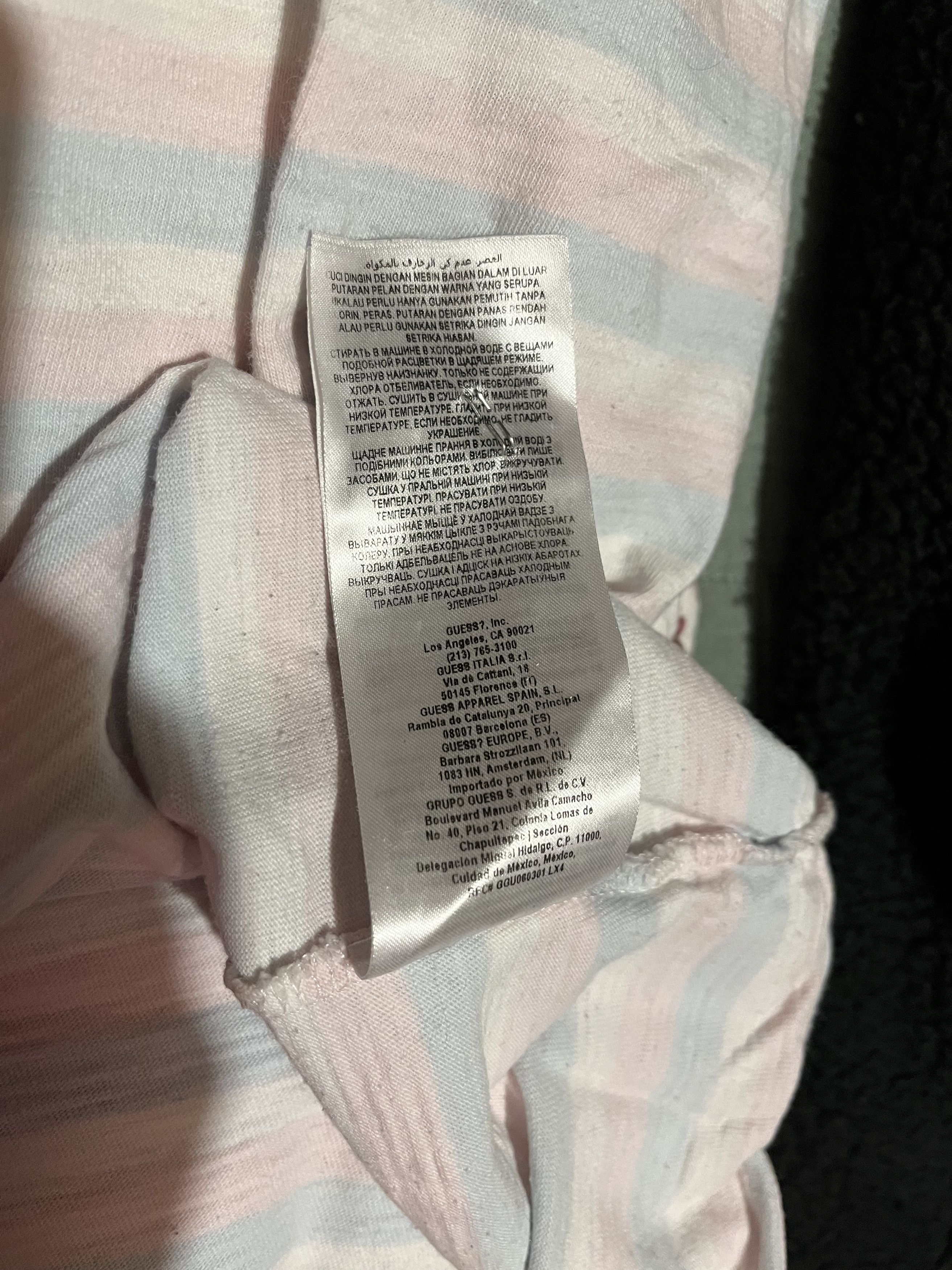 A$AP Rocky × Guess Asap Rocky x Guess Striped Tee Size US L / EU 52-54 / 3 - 4 Thumbnail