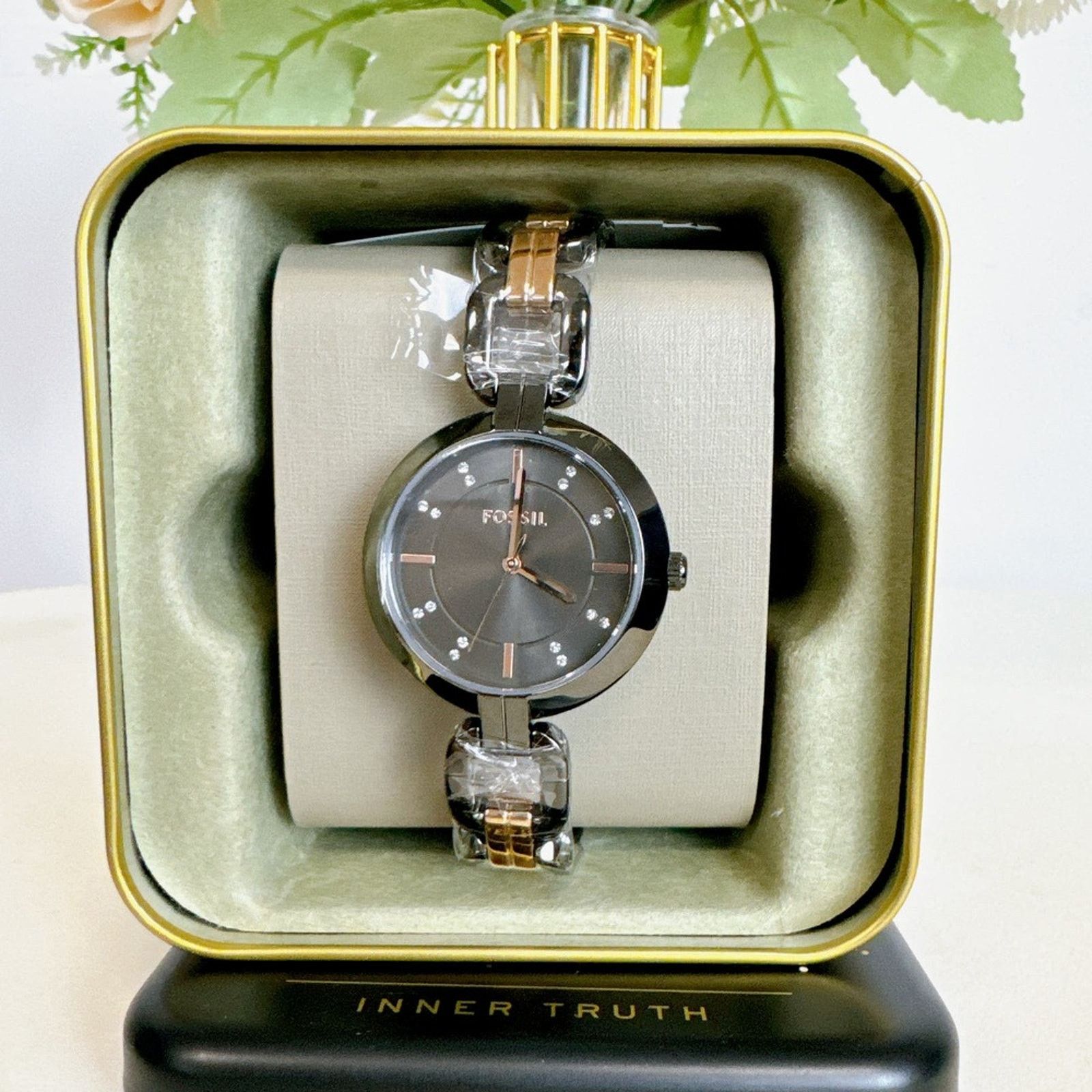 Fossil Fossil BQ3947 Kerrigan 3-Hand Two-Tone Stainless Steel Watch Size ONE SIZE - 3 Thumbnail